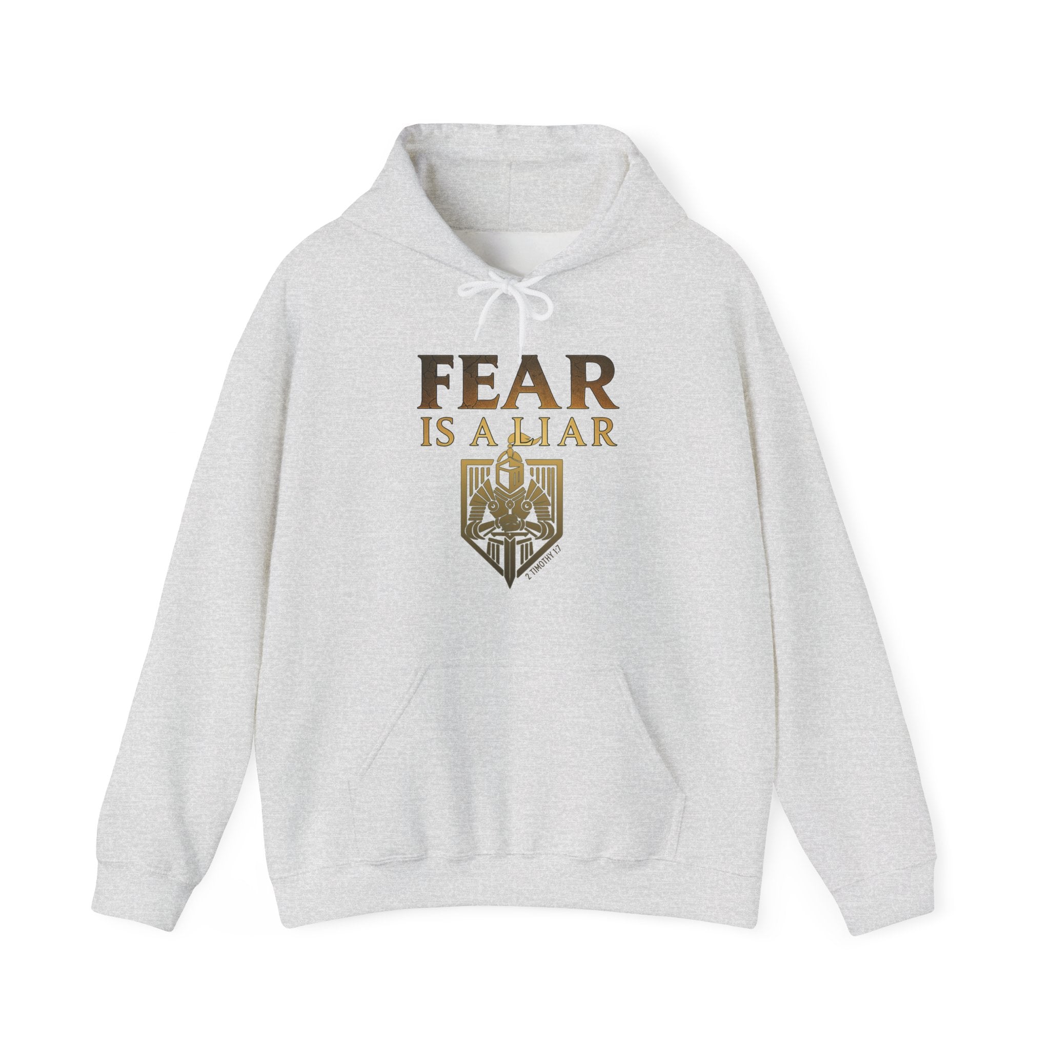 Fear Is A Liar Hoodie, Christian Encouragement Hoodie, Faith Over Fear Hoodie, Christian Hoodie for Women, Inspirational Gift, Redeemed Faith Apparel
