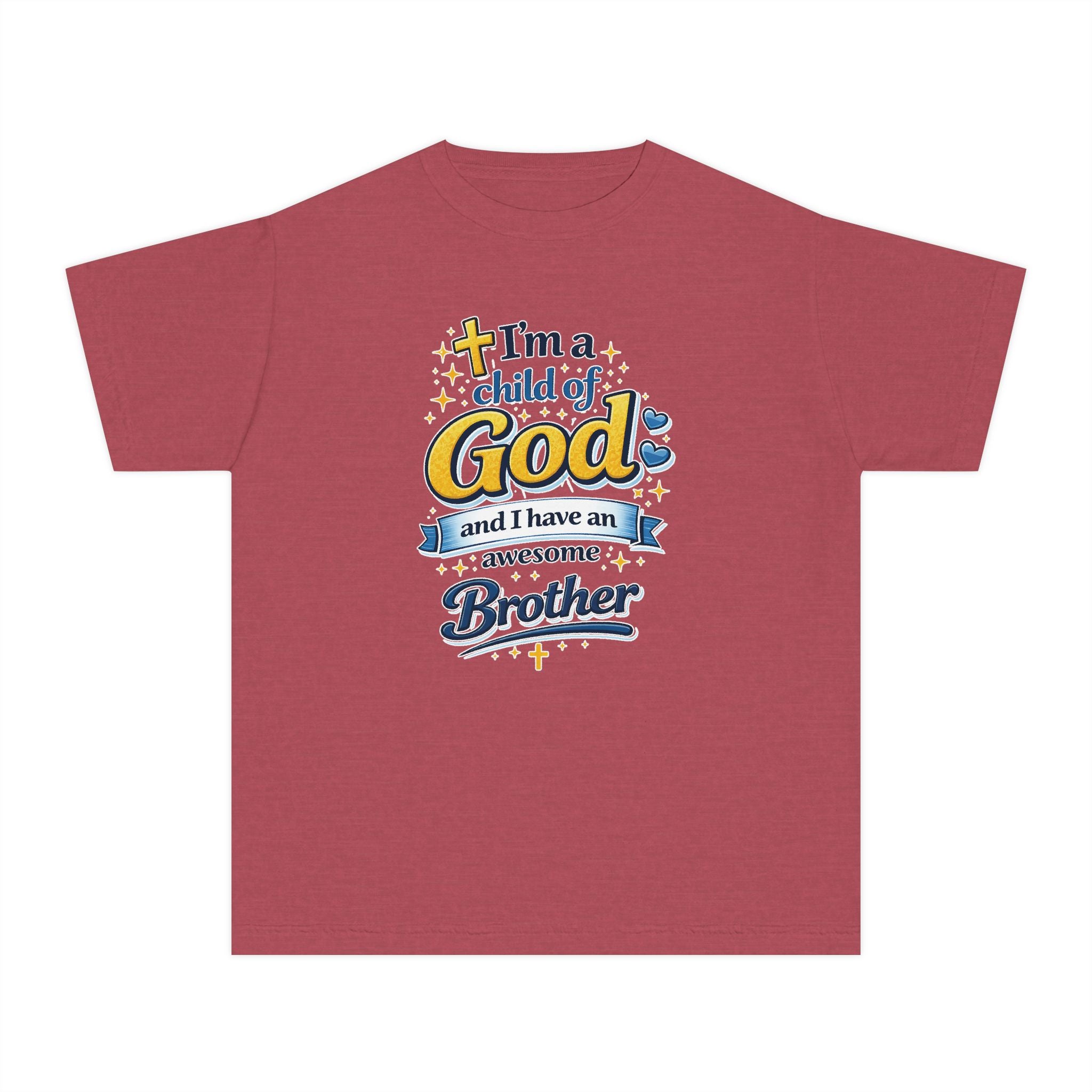 Im a Child of God Youth Shirt and Awesome Brother, Christian Family Shirt Youth, Brother Sister Mom Dad Shirt, Youth Christian Faith Shirt