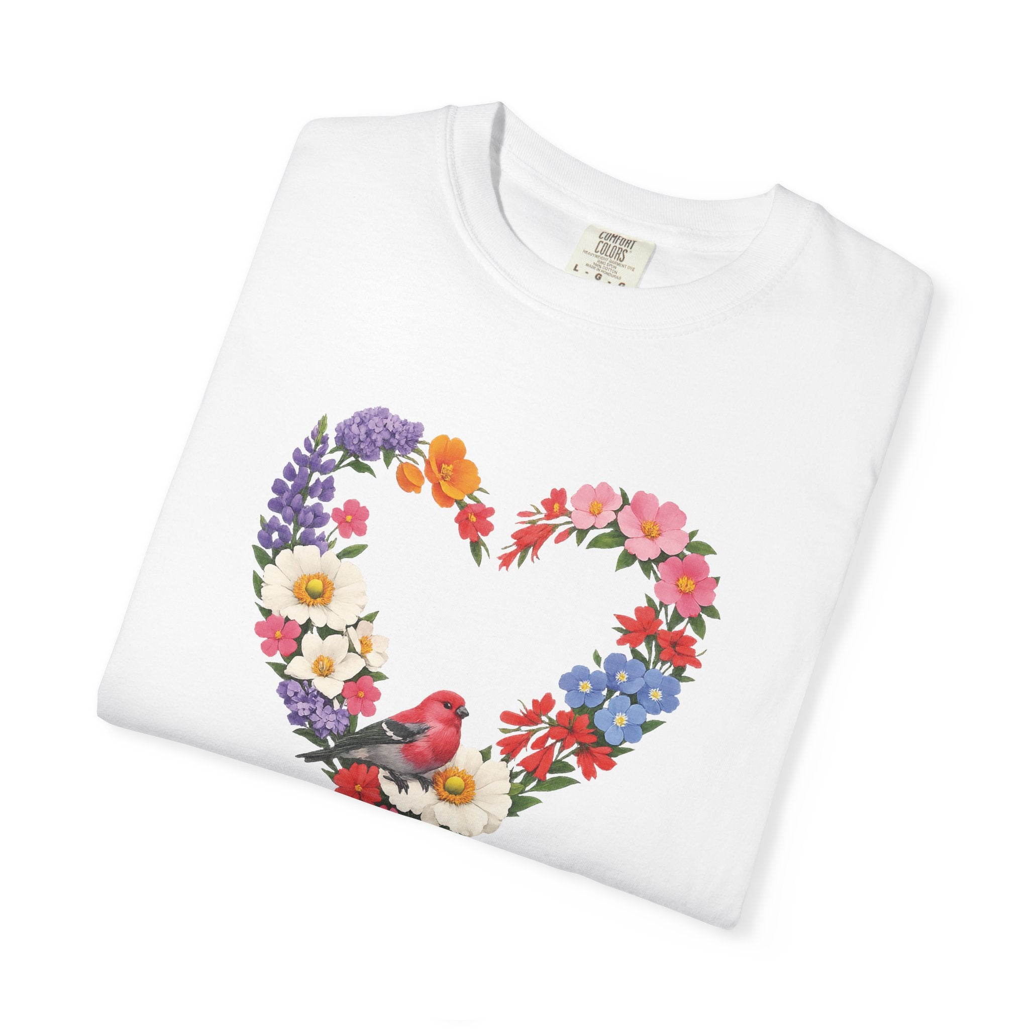For God Has Not Given Us A Spirit Of Fear Floral Tee, 2 Timothy 1:7 Shirt, Christian Women Gift, Wildflower Heart, Redeemed Faith Apparel