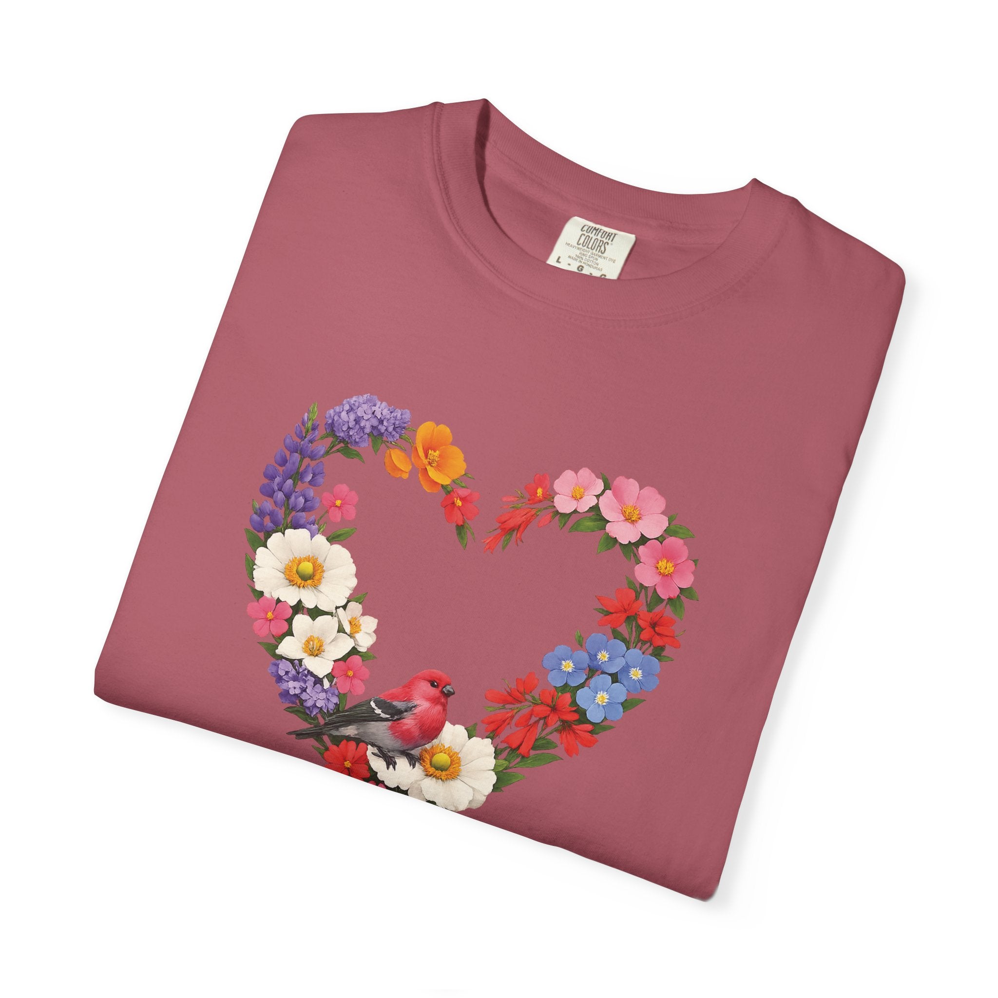 For God Has Not Given Us A Spirit Of Fear Floral Tee, 2 Timothy 1:7 Shirt, Christian Women Gift, Wildflower Heart, Redeemed Faith Apparel