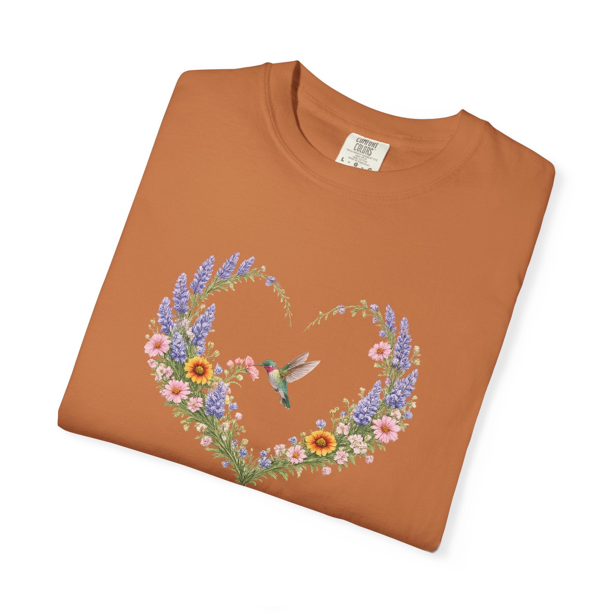 Happy Is She Who Has Believed Floral Tee, Luke 1:45 Shirt, Faith Shirt, Christian Women Gift, Wildflower Heart, Redeemed Faith Apparel