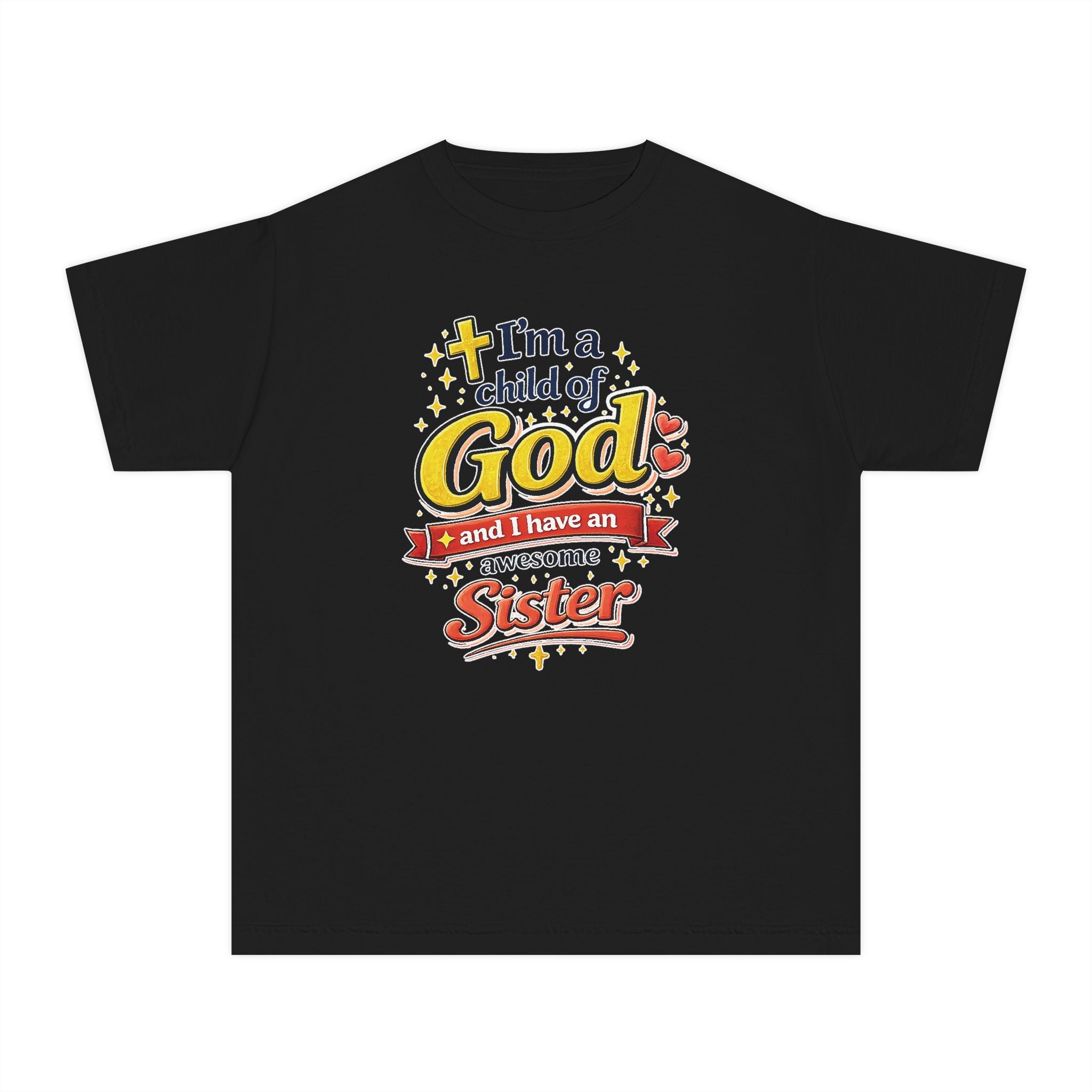 Im a Child of God Youth Shirt and Awesome Sister, Christian Family Shirt Youth, Brother Sister Mom Dad Shirt, Youth Christian Faith Shirt