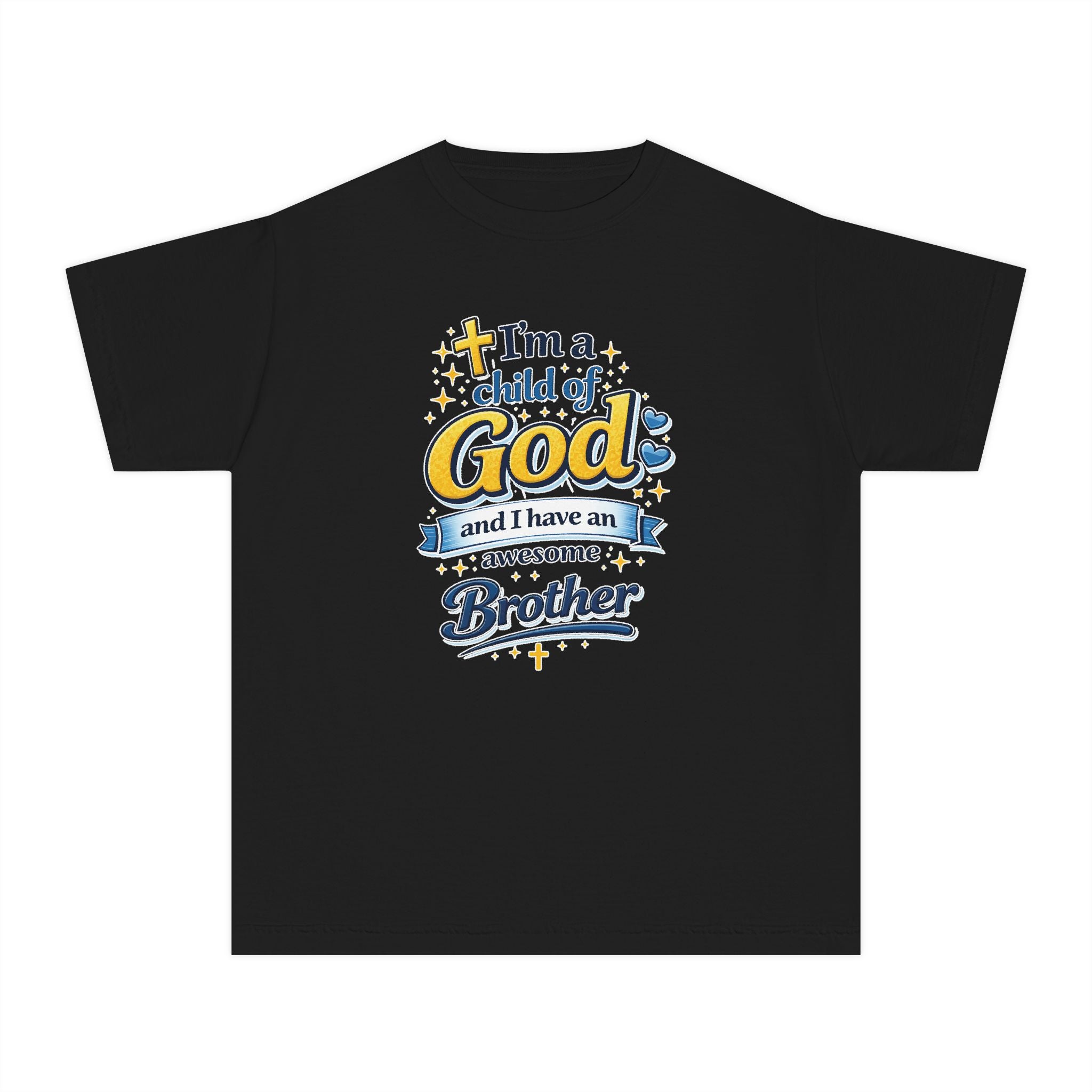 Im a Child of God Youth Shirt and Awesome Brother, Christian Family Shirt Youth, Brother Sister Mom Dad Shirt, Youth Christian Faith Shirt
