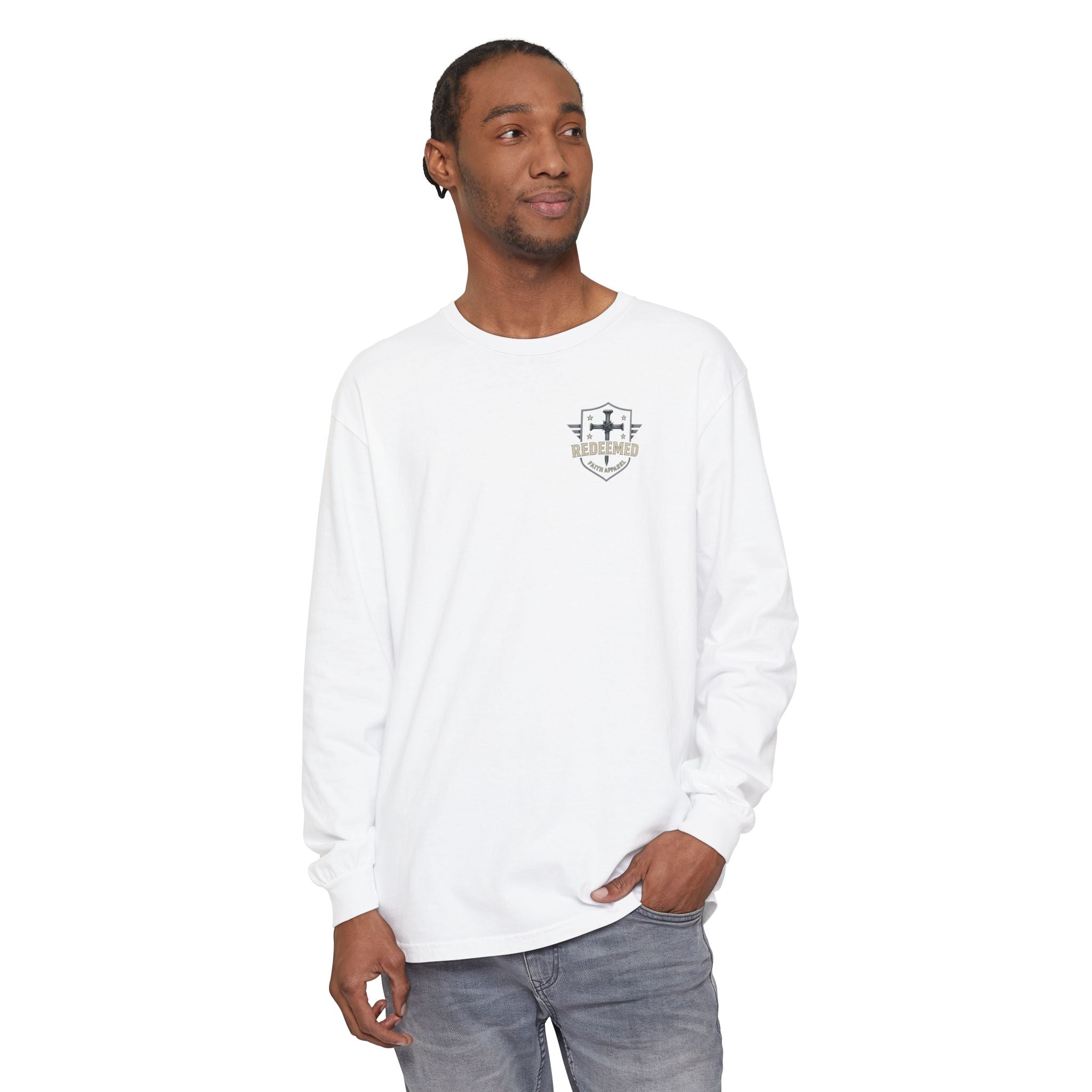 Armor of God Christian Long Sleeve T Shirt, Ephesians 6:11 Shirt, Christian Warrior Faith Shirt, Bible Verse Shirt, Redeemed Faith Apparel