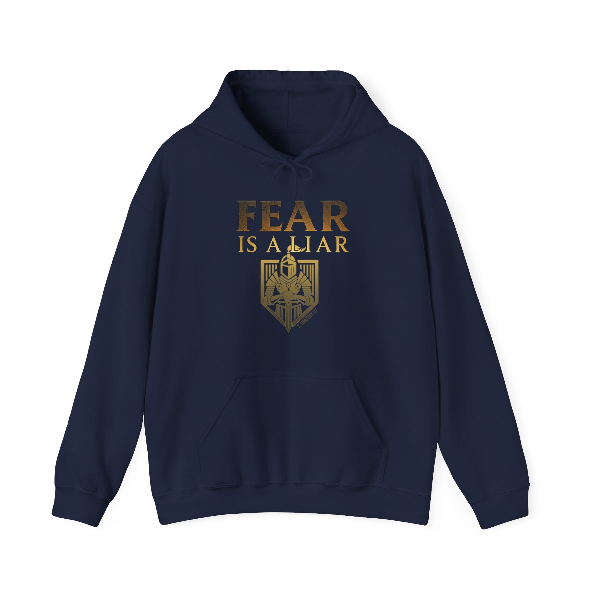 Fear Is A Liar Hoodie, Christian Encouragement Hoodie, Faith Over Fear Hoodie, Christian Hoodie for Women, Inspirational Gift, Redeemed Faith Apparel