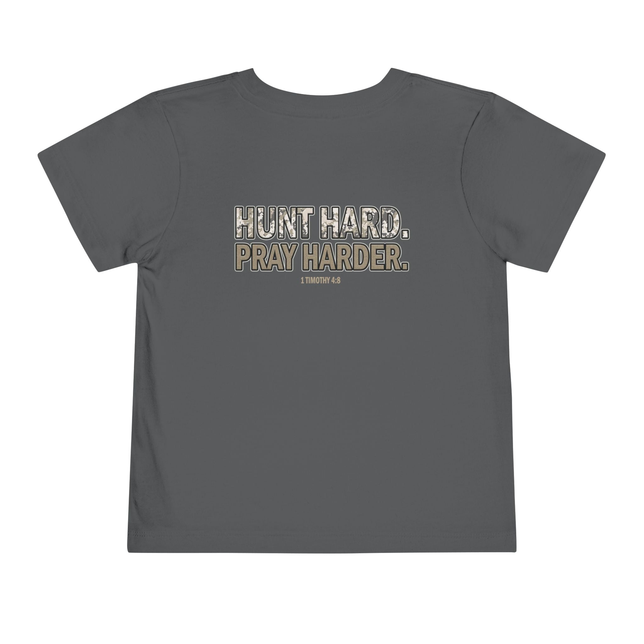 Hunt Pray Shirt, Christian Hunting Shirt Youth, Hunt Hard Pray Harder Shirt, 1 Timothy 4 8 Shirt, Kids Faith Shirt, Redeemed Faith Apparel