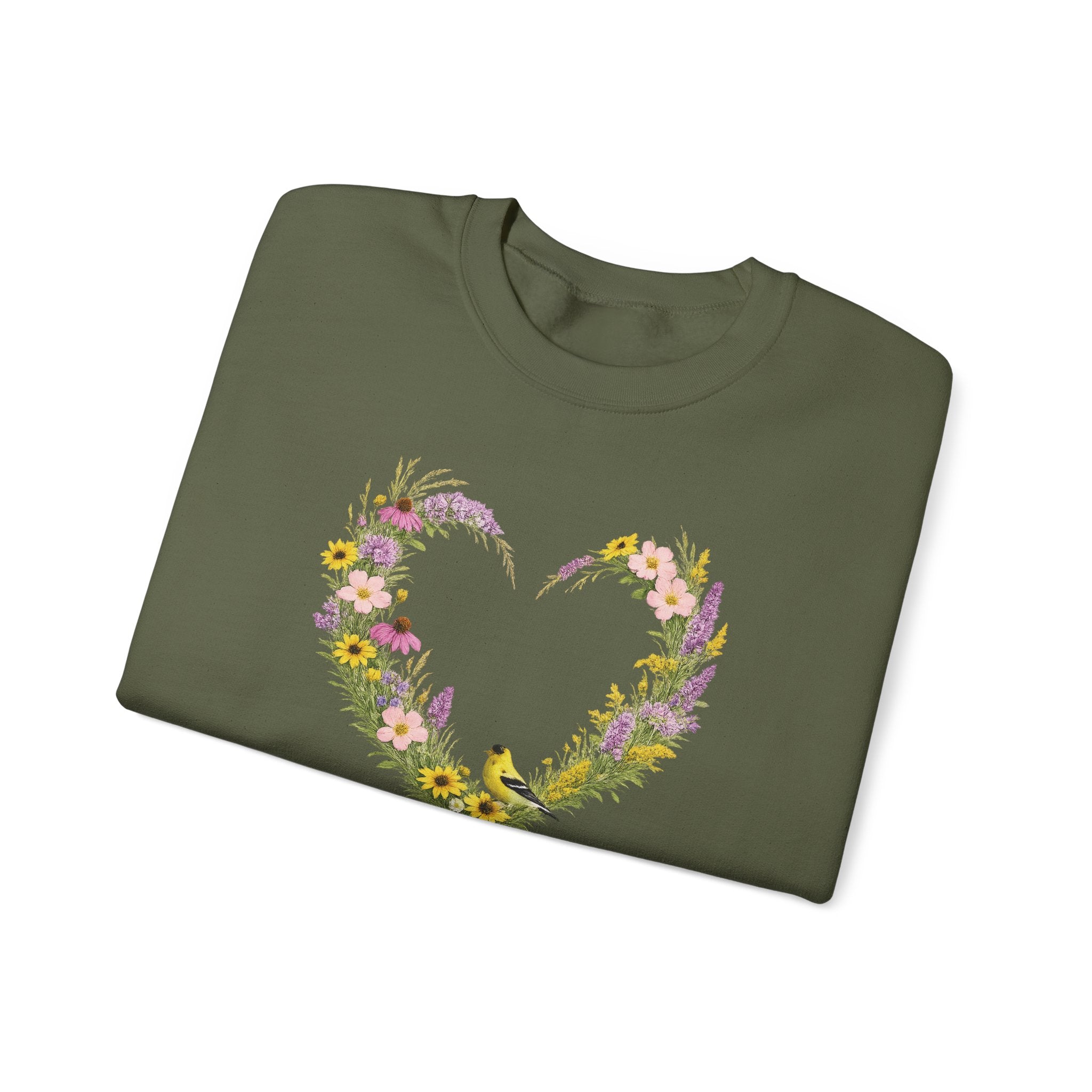 Jeremiah 29 11 Sweatshirt, Christian Floral Faith Sweatshirt, Wildflower Heart Bird Womens Gift, Redeemed Faith Apparel, Boho Sweatshirt