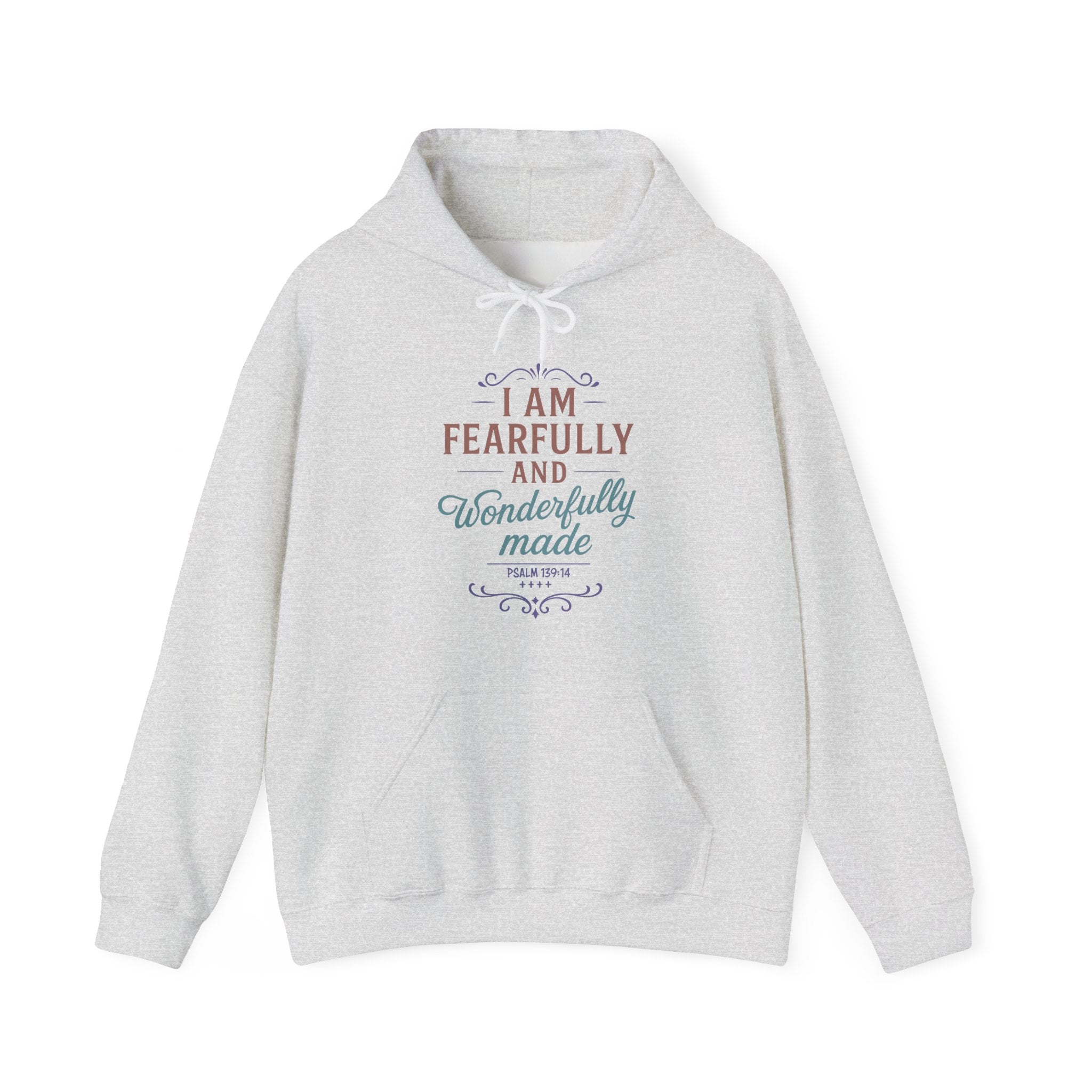 Fearfully and Wonderfully Made Hoodie, Psalm 139 14 Christian Hoodie, Inspirational Faith Hoodie, Gifts for Women, Redeemed Faith Apparel
