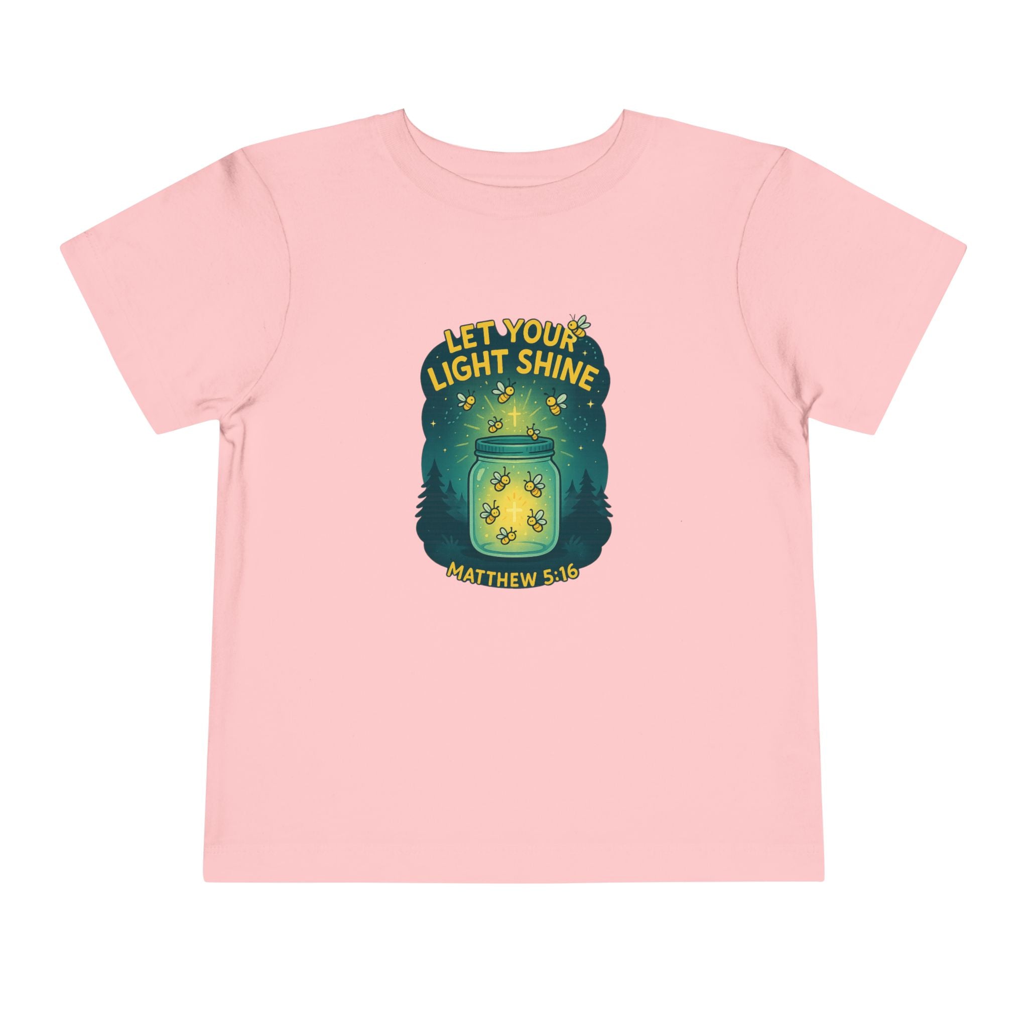 Let Your Light Shine Shirt for Toddlers, Kids Christian Shirt, Matthew 5 16 Shirt, Christian Toddler Shirt, Bible Verse Kids Gift, Redeemed Faith Apparel