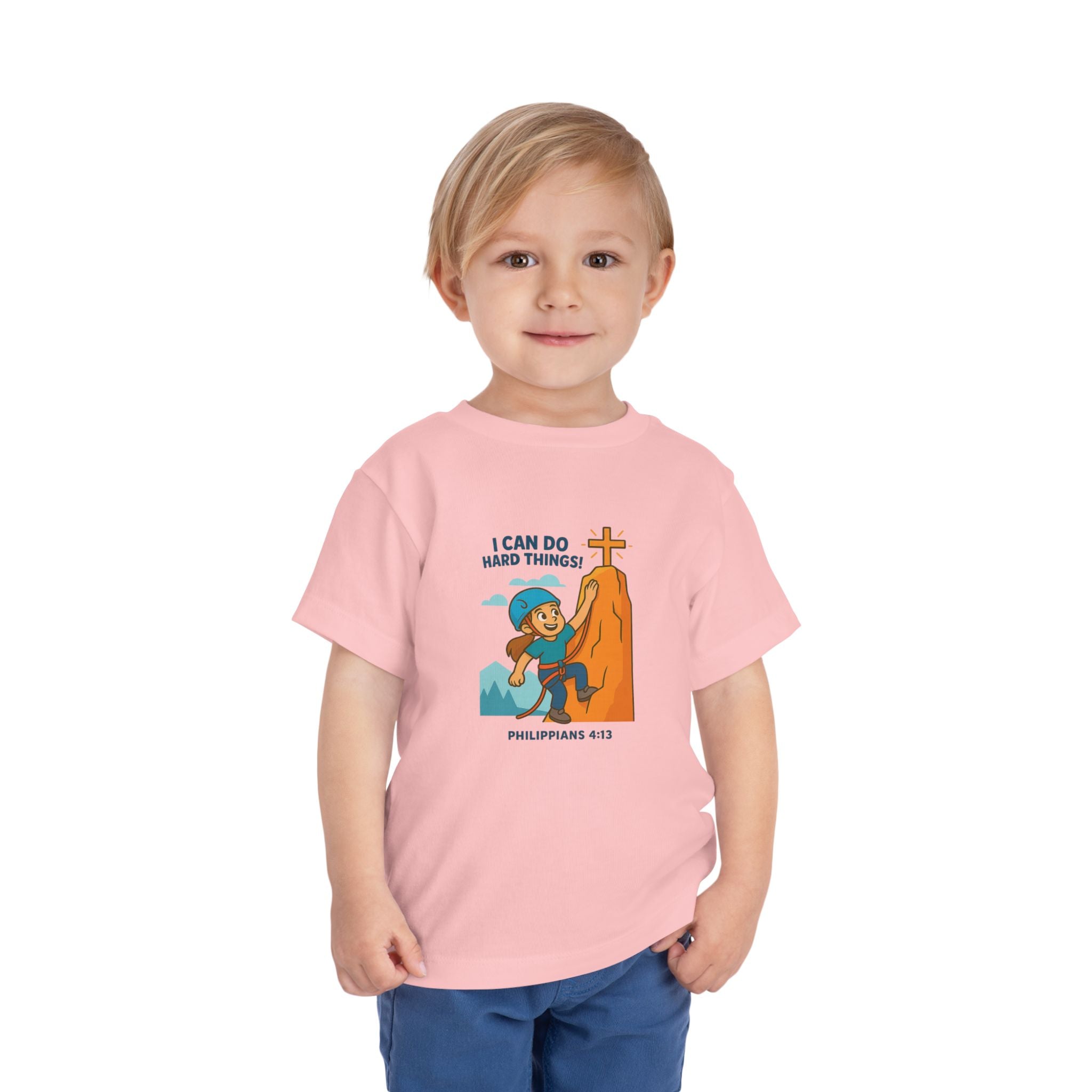Kids Christian Shirt, I Can Do Hard Things Shirt, Philippians 4 13 Kids Shirt, Christian Kids Gift, Kids Bible Shirt, Redeemed Faith Apparel