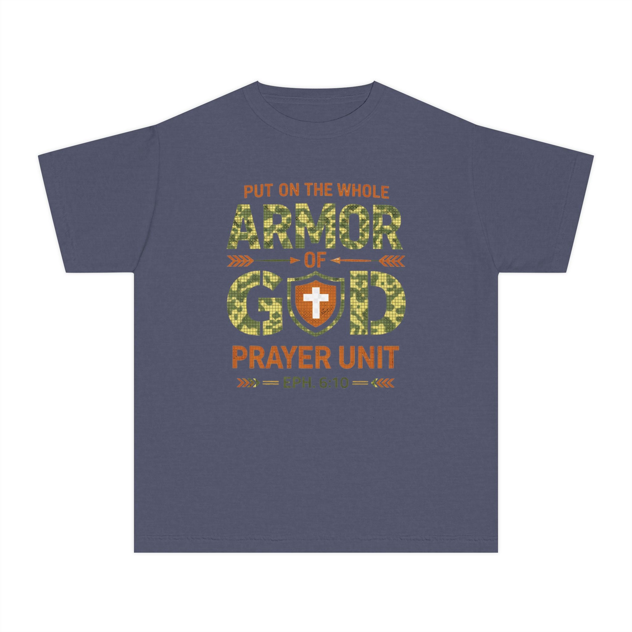 Armor of God Youth Shirt, Christian Youth Boy Shirt, Ephesians 6 10 Shirt, Bible Verse Youth Tee, Faith Warrior Shirt, Church Shirt