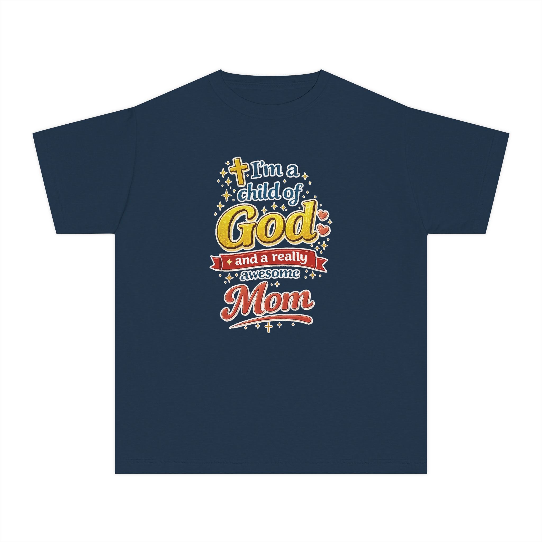 Im a Child of God Youth Shirt and Awesome Mom, Christian Family Shirt Youth, Grandma Grandpa Mom Dad Shirt, Youth Christian Faith Shirt