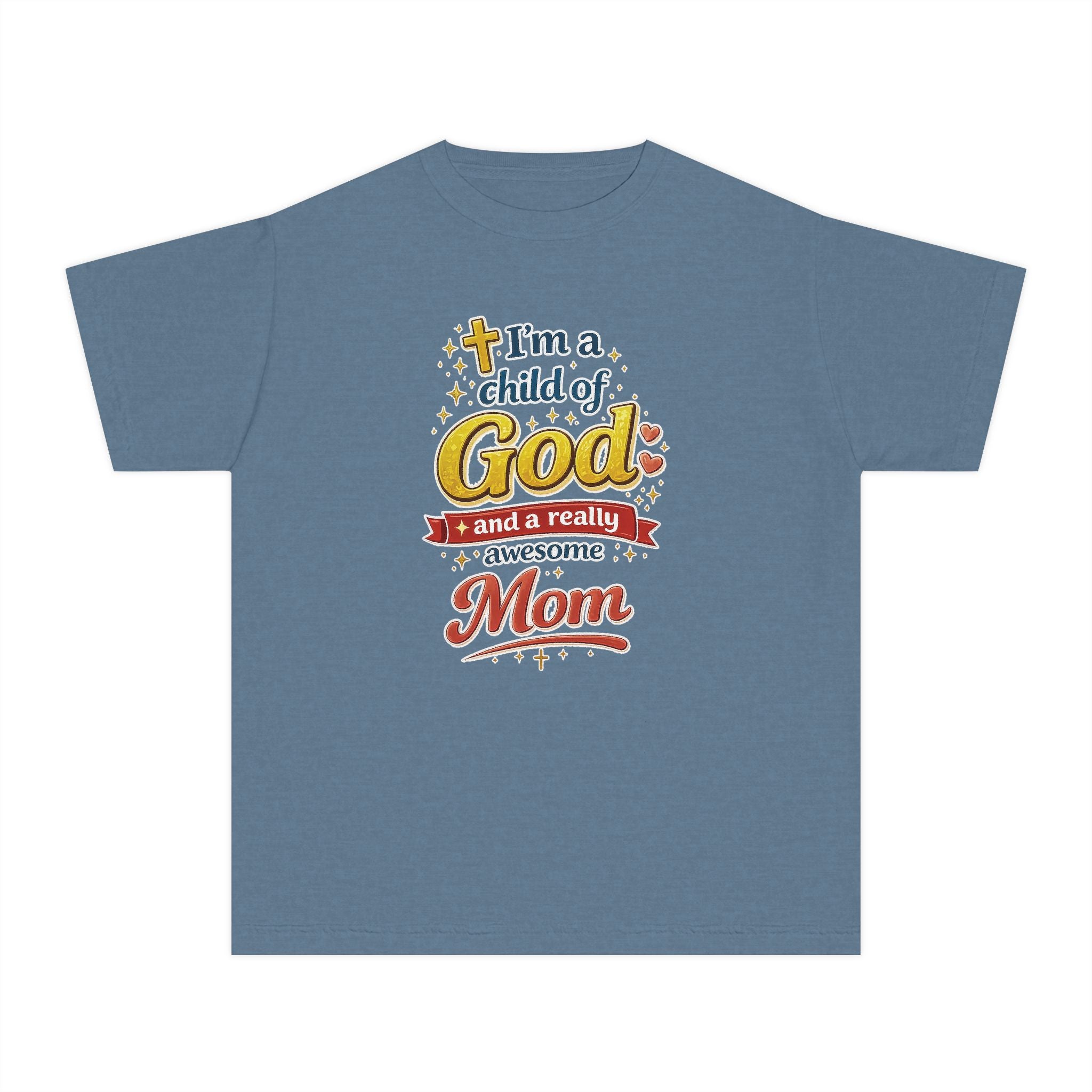 Im a Child of God Youth Shirt and Awesome Mom, Christian Family Shirt Youth, Grandma Grandpa Mom Dad Shirt, Youth Christian Faith Shirt