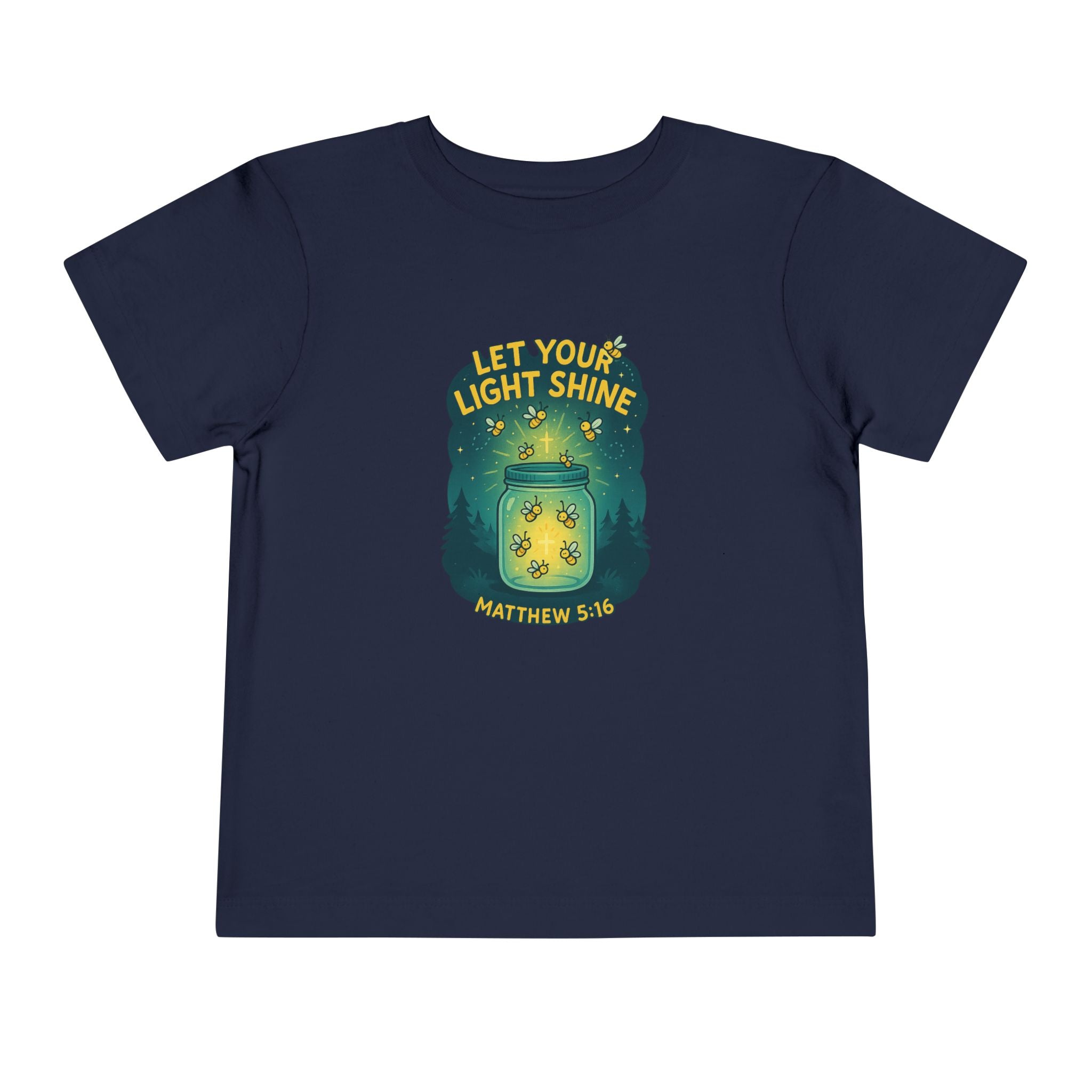 Let Your Light Shine Shirt for Toddlers, Kids Christian Shirt, Matthew 5 16 Shirt, Christian Toddler Shirt, Bible Verse Kids Gift, Redeemed Faith Apparel