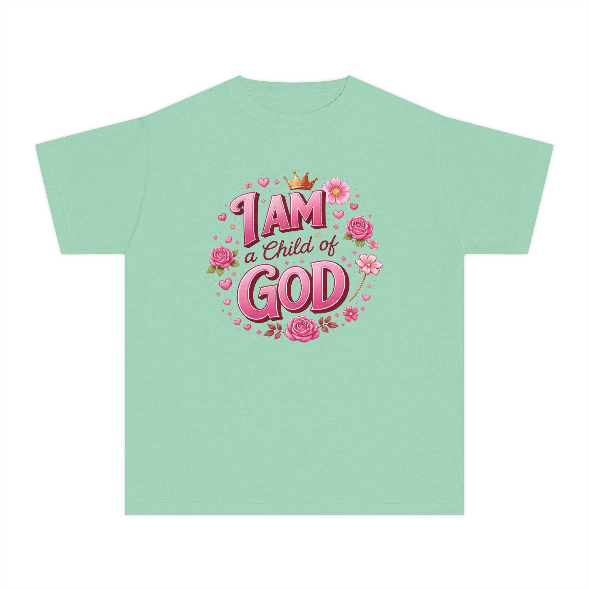 I Am a Child of God Youth Shirt, Christian Girl Shirt, Faith Shirt for Girls, Bible Shirt Youth, Christian Kids Tee, Church Shirt