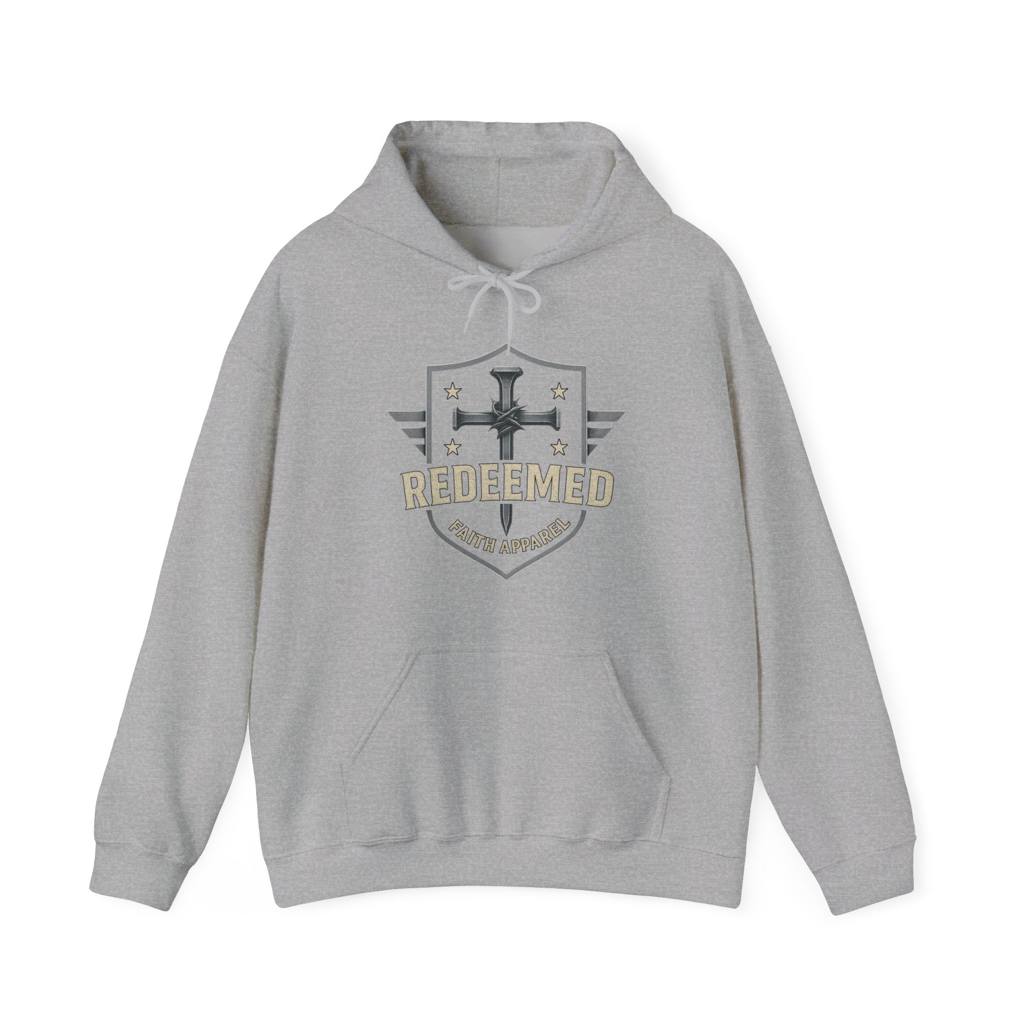 Redeemed Faith Apparel Hoodie, Galatians 2:20 Christian Hoodie, Faith Based Apparel, Jesus Hoodie, Christian Unisex Gift, Faith Clothing