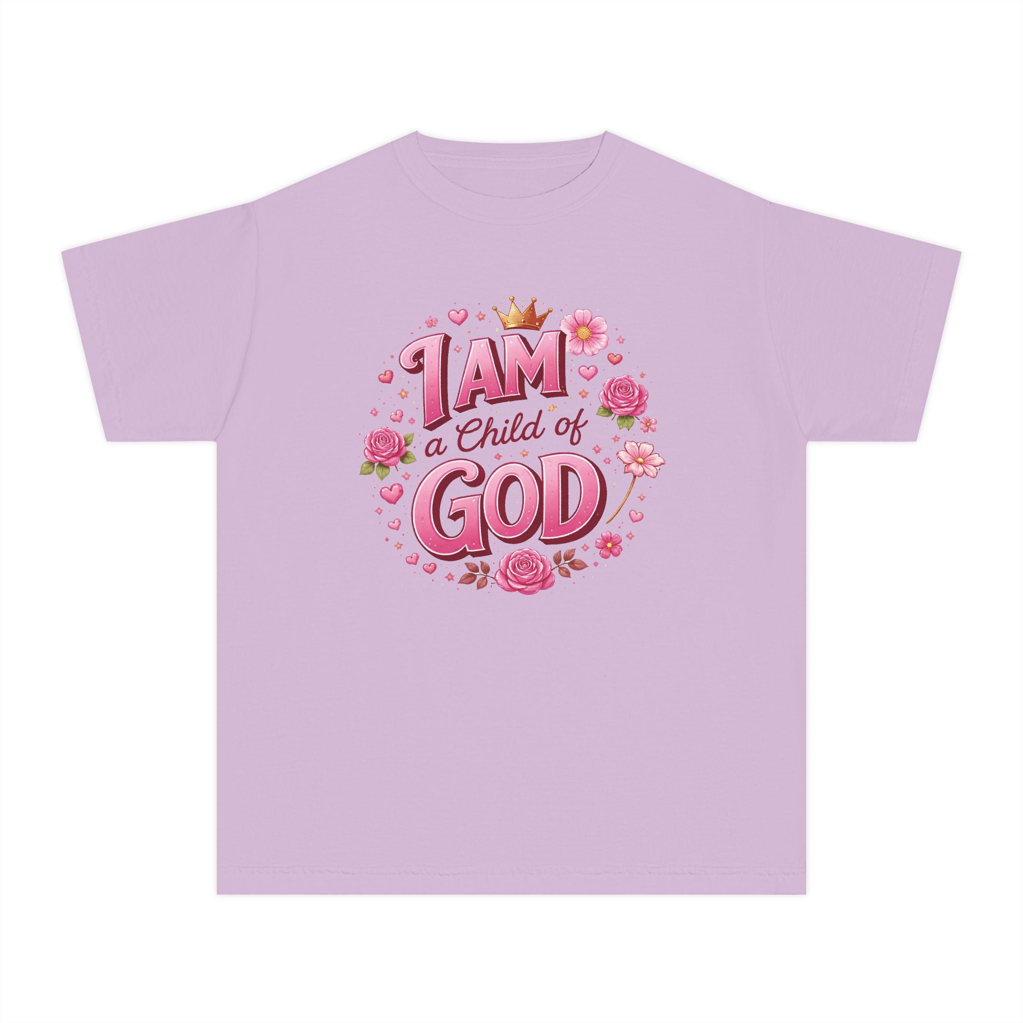 I Am a Child of God Youth Shirt, Christian Girl Shirt, Faith Shirt for Girls, Bible Shirt Youth, Christian Kids Tee, Church Shirt