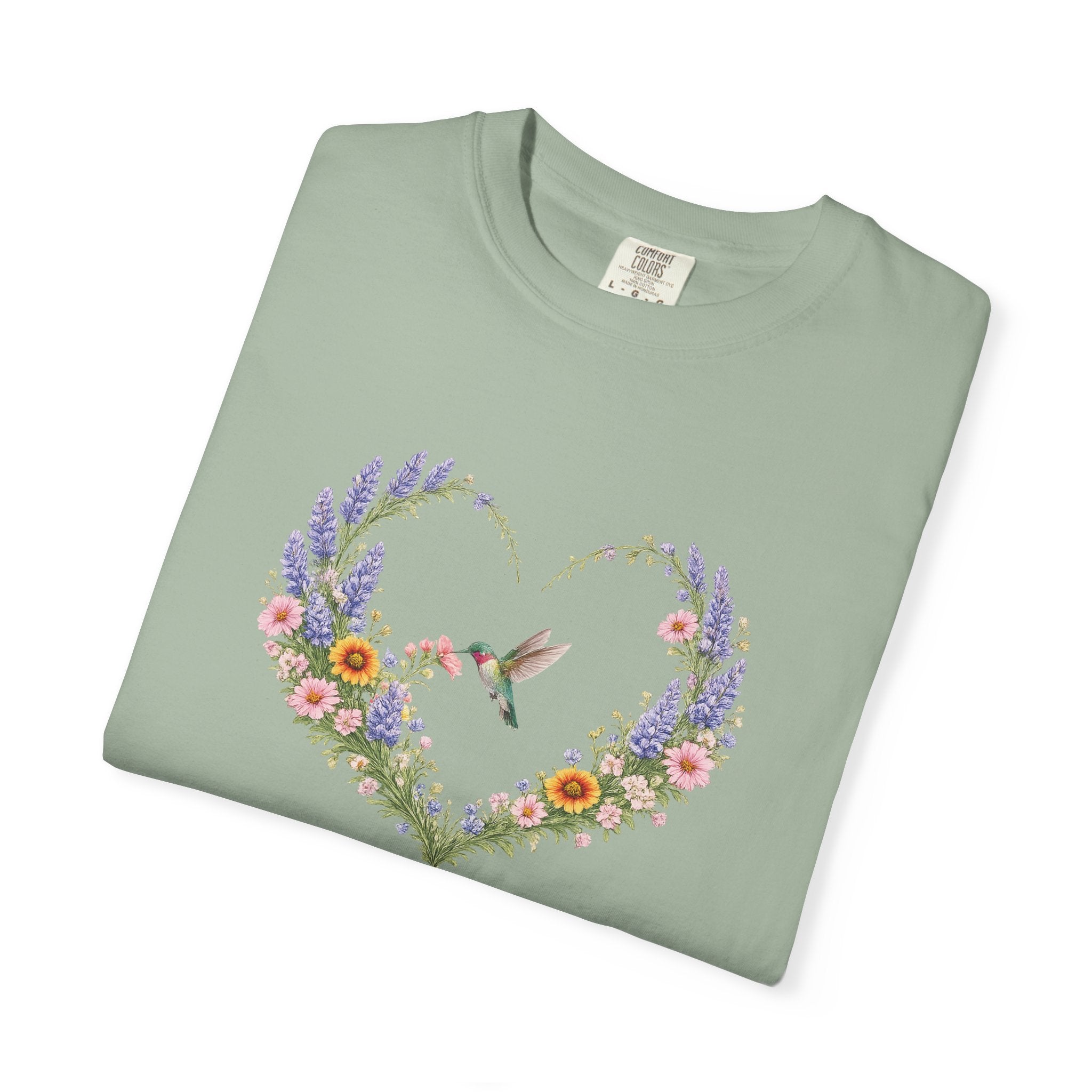 Happy Is She Who Has Believed Floral Tee, Luke 1:45 Shirt, Faith Shirt, Christian Women Gift, Wildflower Heart, Redeemed Faith Apparel