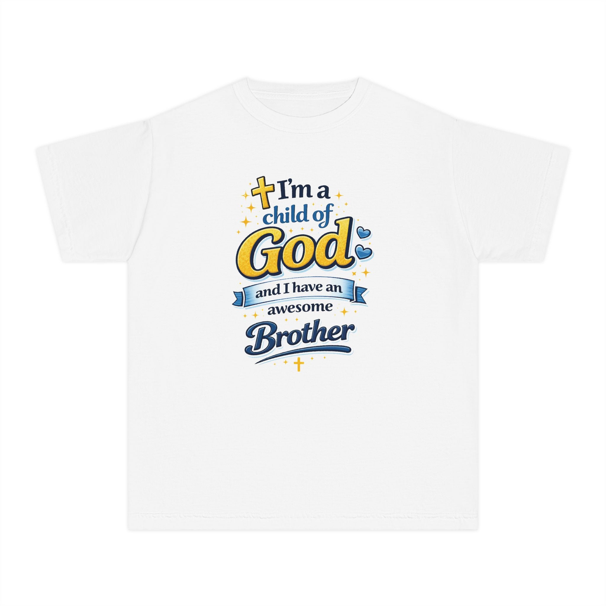 Im a Child of God Youth Shirt and Awesome Brother, Christian Family Shirt Youth, Brother Sister Mom Dad Shirt, Youth Christian Faith Shirt