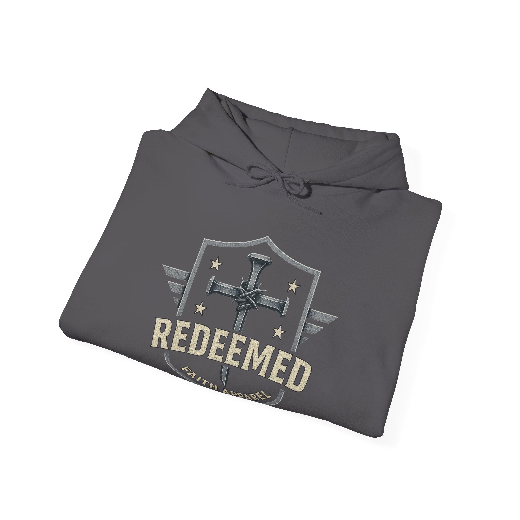 Redeemed Faith Apparel Hoodie, Galatians 2:20 Christian Hoodie, Faith Based Apparel, Jesus Hoodie, Christian Unisex Gift, Faith Clothing