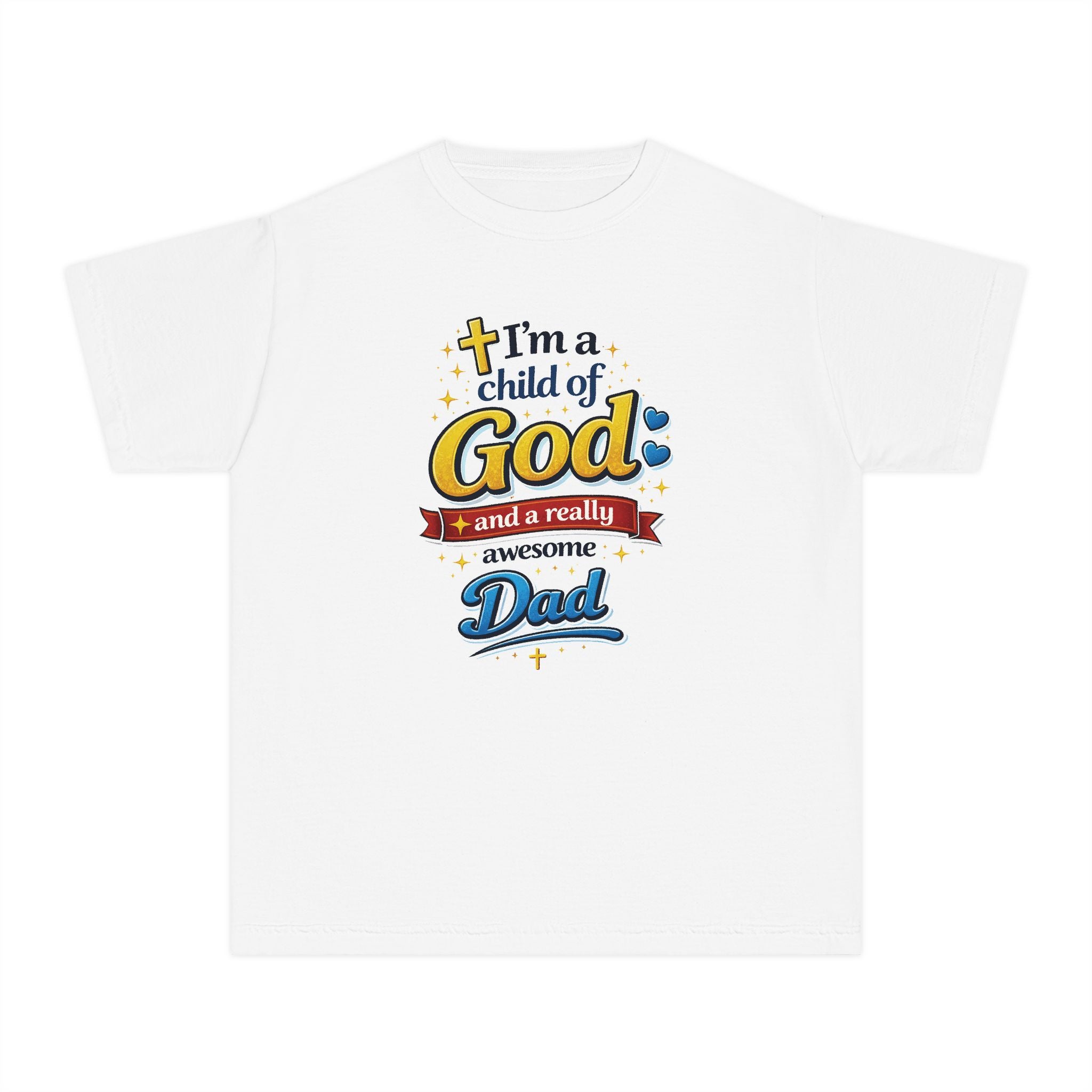 Im a Child of God Youth Shirt and Awesome Dad, Christian Family Shirt Youth, Grandma Grandpa Mom Dad Shirt, Youth Christian Faith Shirt