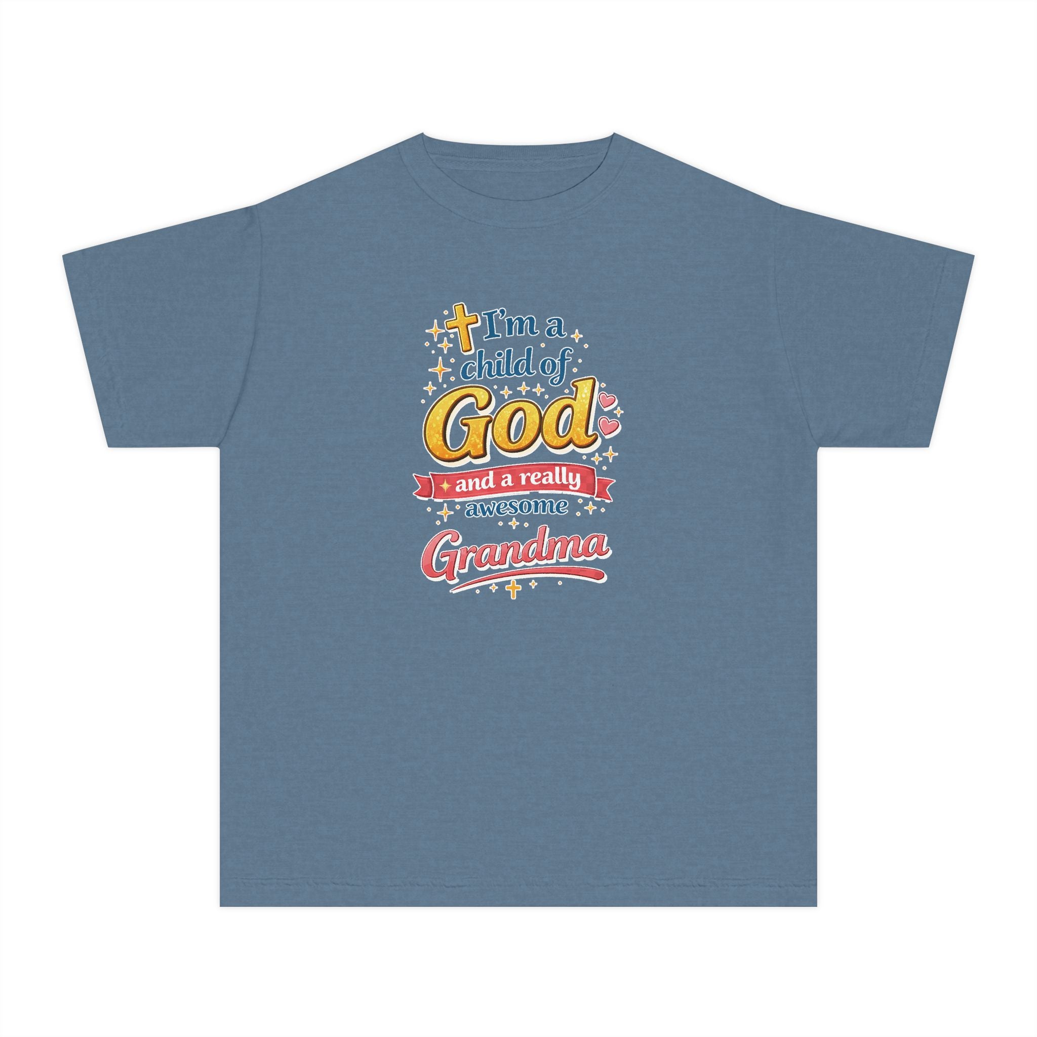 Im a Child of God Youth Shirt and Awesome Grandma, Christian Family Shirt Youth, Grandma Grandpa Mom Dad Shirt, Youth Christian Faith Shirt