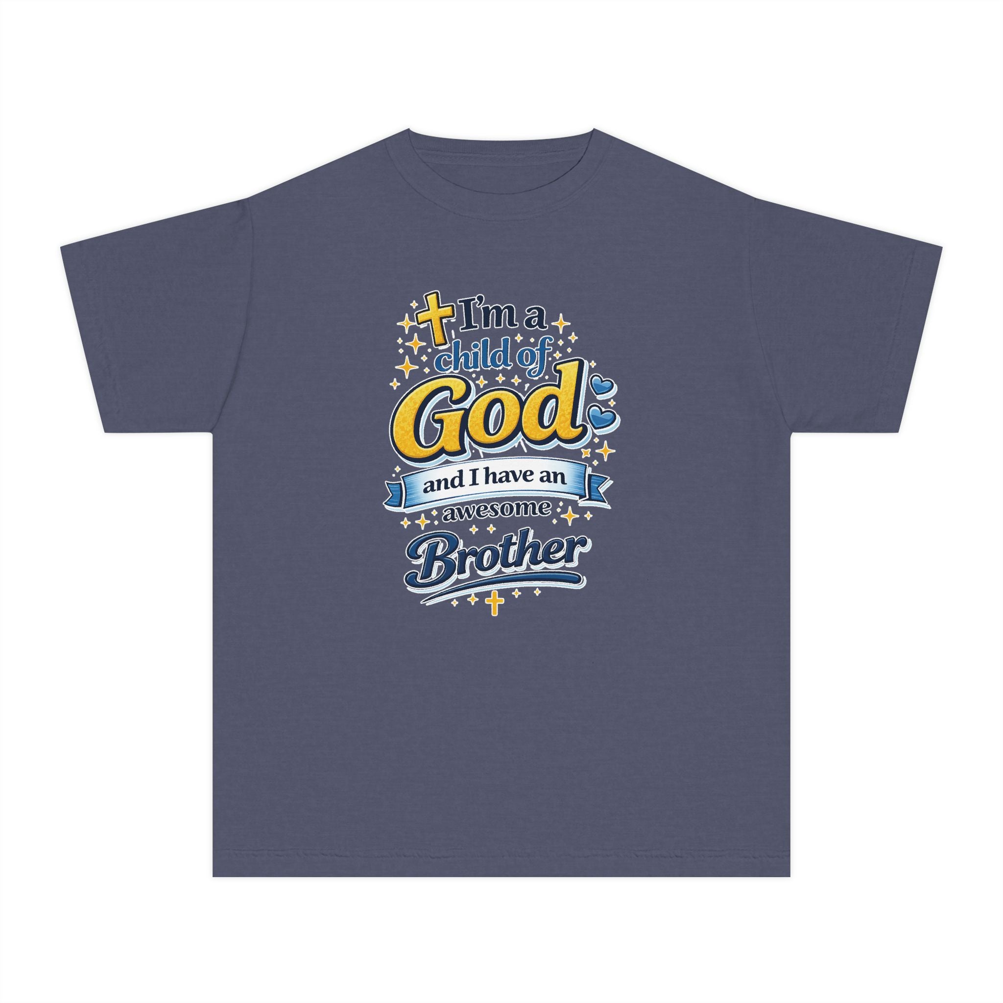 Im a Child of God Youth Shirt and Awesome Brother, Christian Family Shirt Youth, Brother Sister Mom Dad Shirt, Youth Christian Faith Shirt