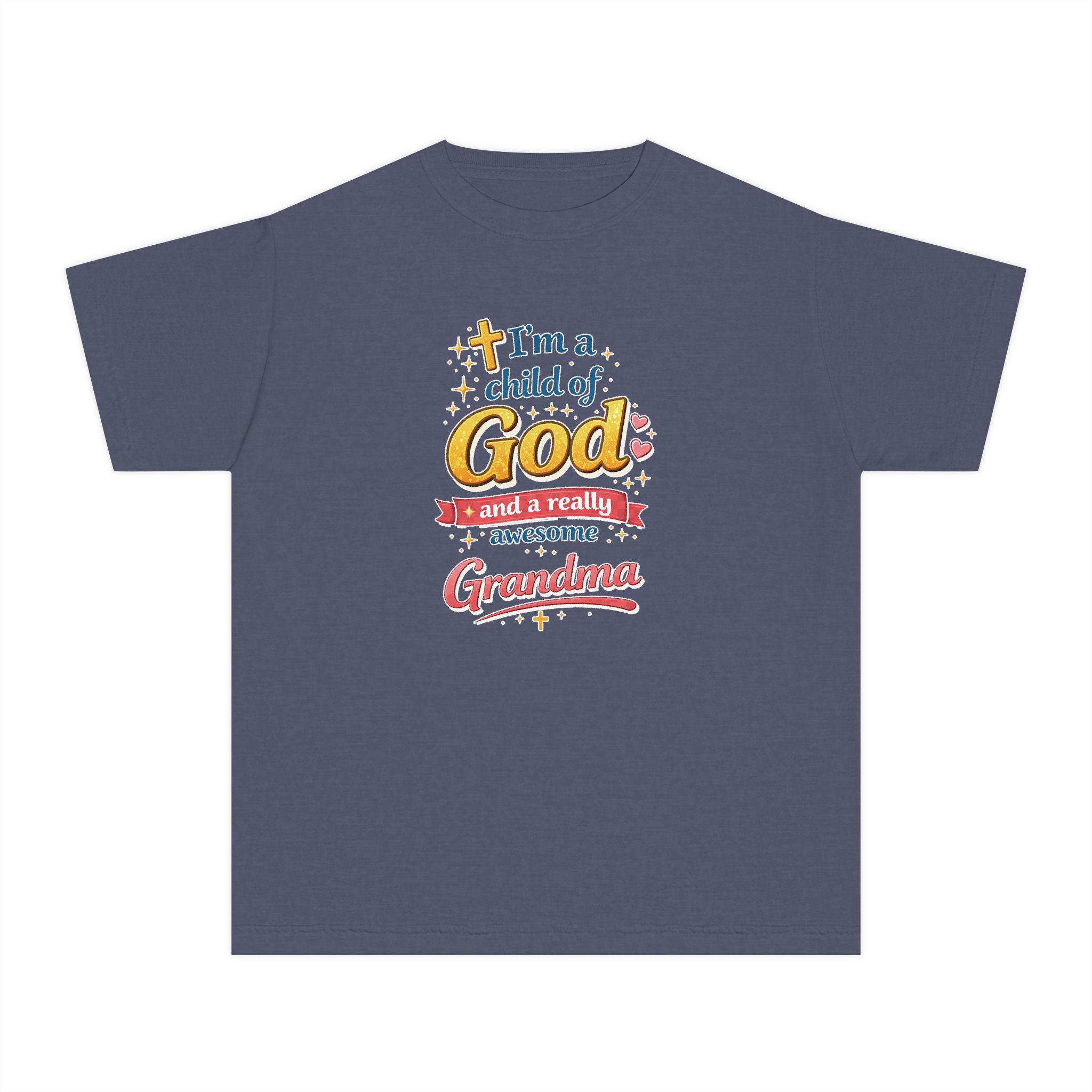Im a Child of God Youth Shirt and Awesome Grandma, Christian Family Shirt Youth, Grandma Grandpa Mom Dad Shirt, Youth Christian Faith Shirt