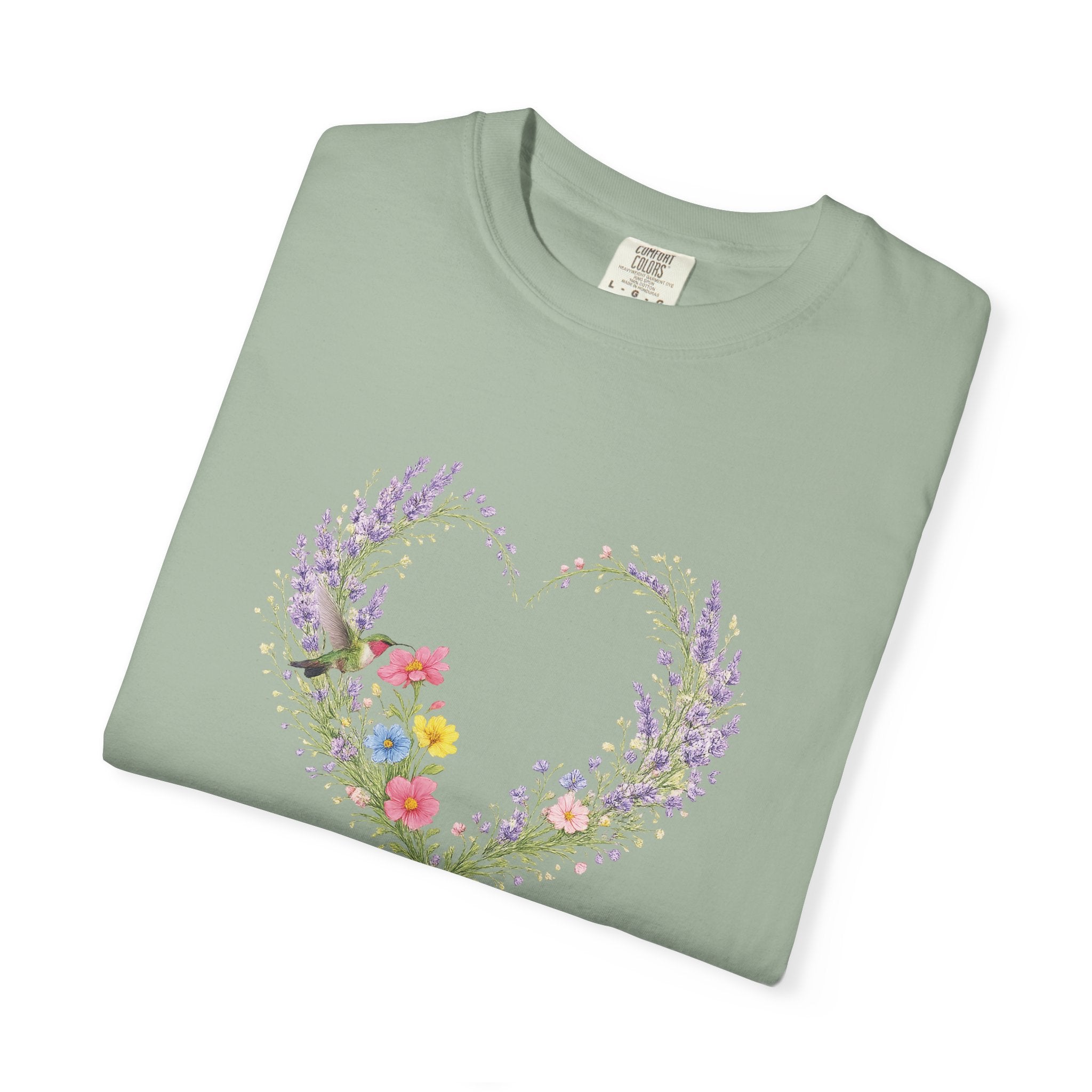She Is Clothed With Strength And Dignity Floral Tee, Proverbs 31:25 Shirt, Christian Women Gift, Wildflower Heart, Redeemed Faith Apparel