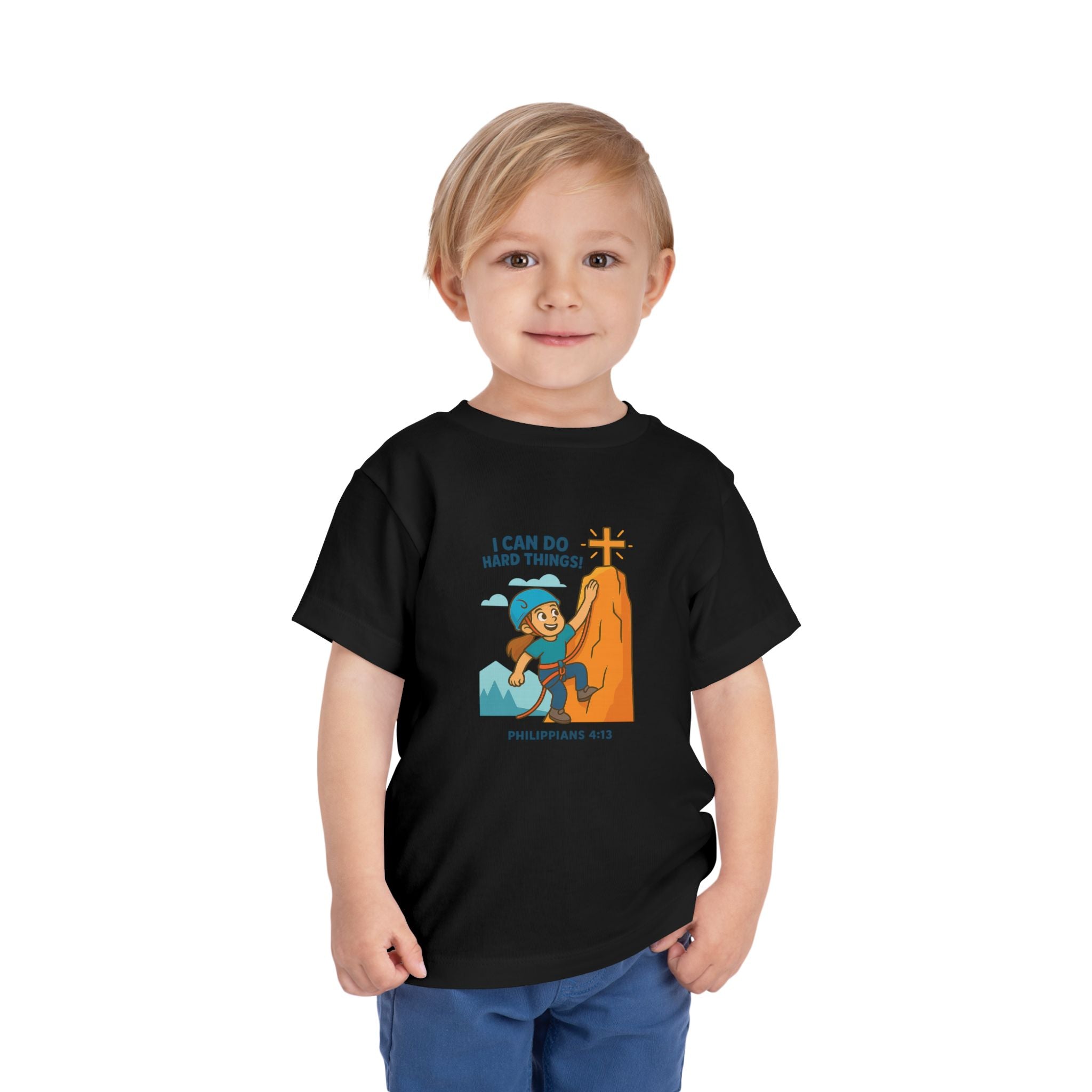 Kids Christian Shirt, I Can Do Hard Things Shirt, Philippians 4 13 Kids Shirt, Christian Kids Gift, Kids Bible Shirt, Redeemed Faith Apparel