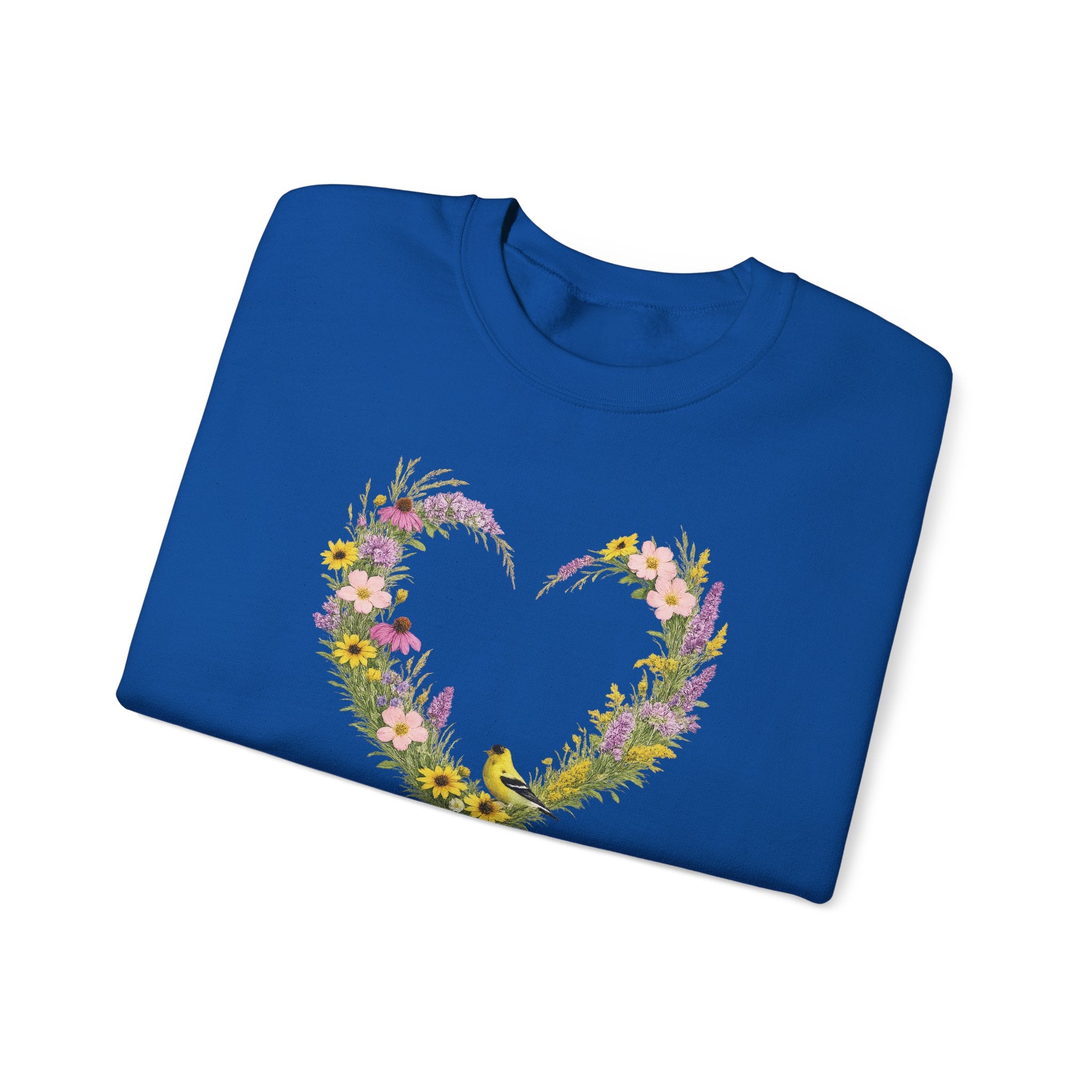 Jeremiah 29 11 Sweatshirt, Christian Floral Faith Sweatshirt, Wildflower Heart Bird Womens Gift, Redeemed Faith Apparel, Boho Sweatshirt