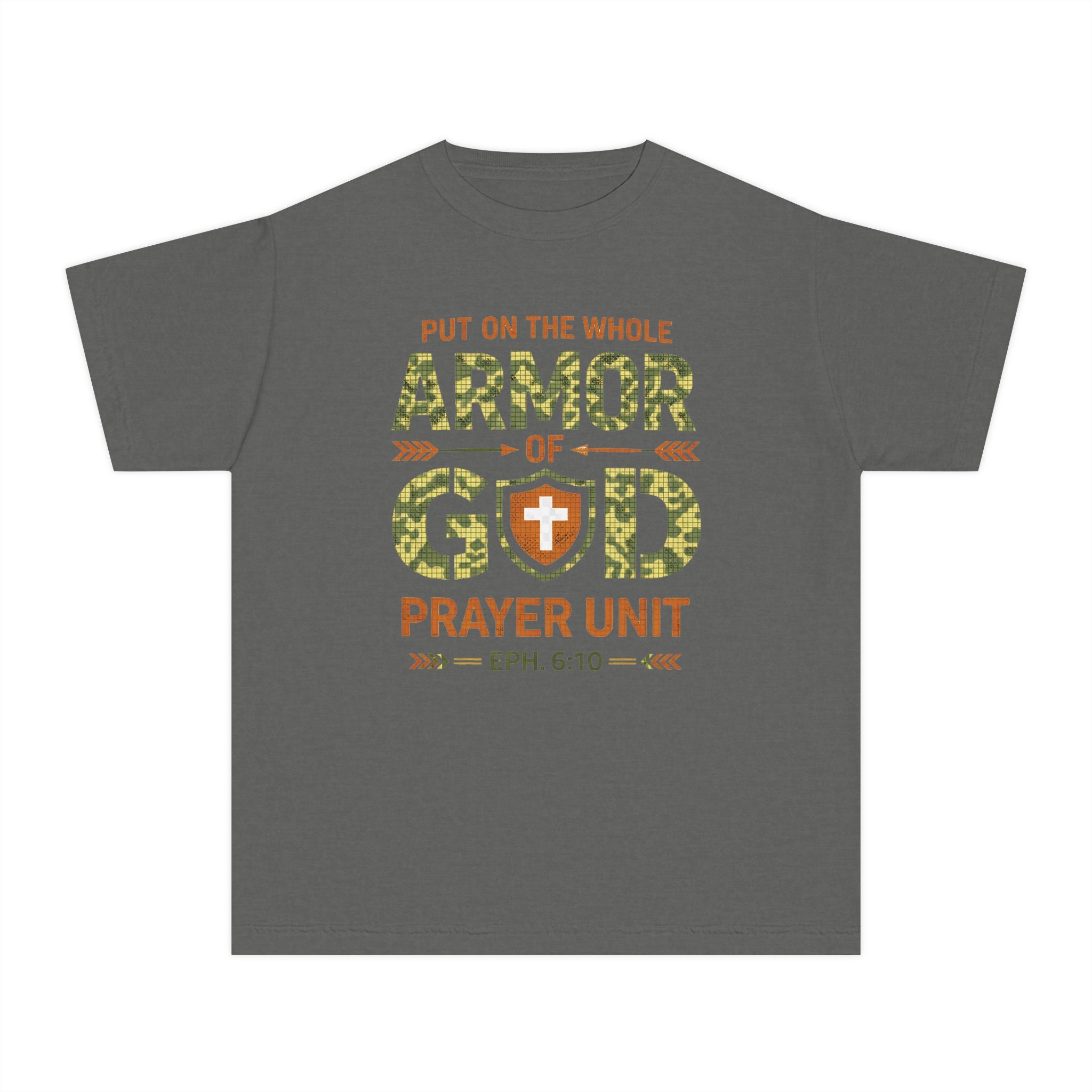 Armor of God Youth Shirt, Christian Youth Boy Shirt, Ephesians 6 10 Shirt, Bible Verse Youth Tee, Faith Warrior Shirt, Church Shirt
