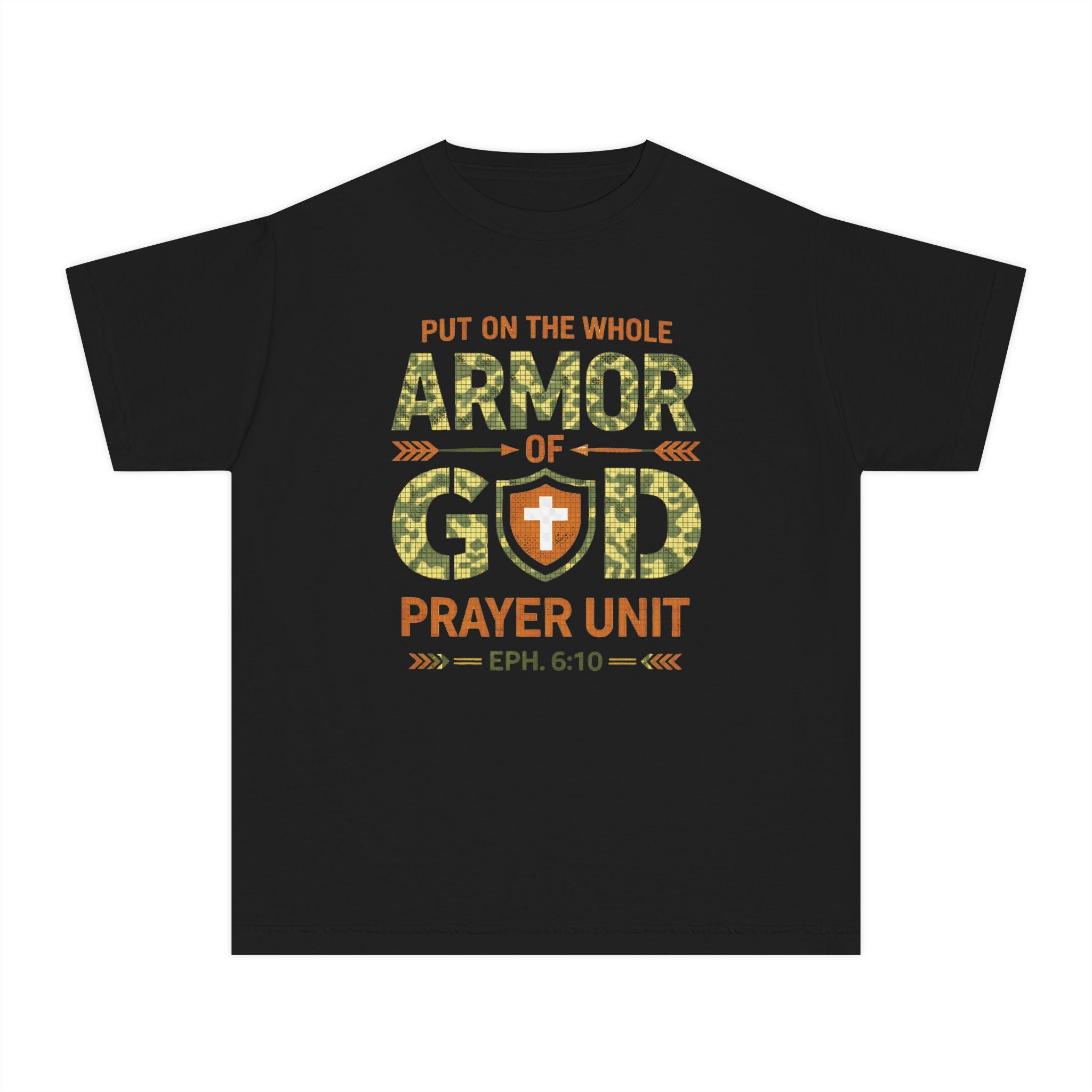 Armor of God Youth Shirt, Christian Youth Boy Shirt, Ephesians 6 10 Shirt, Bible Verse Youth Tee, Faith Warrior Shirt, Church Shirt