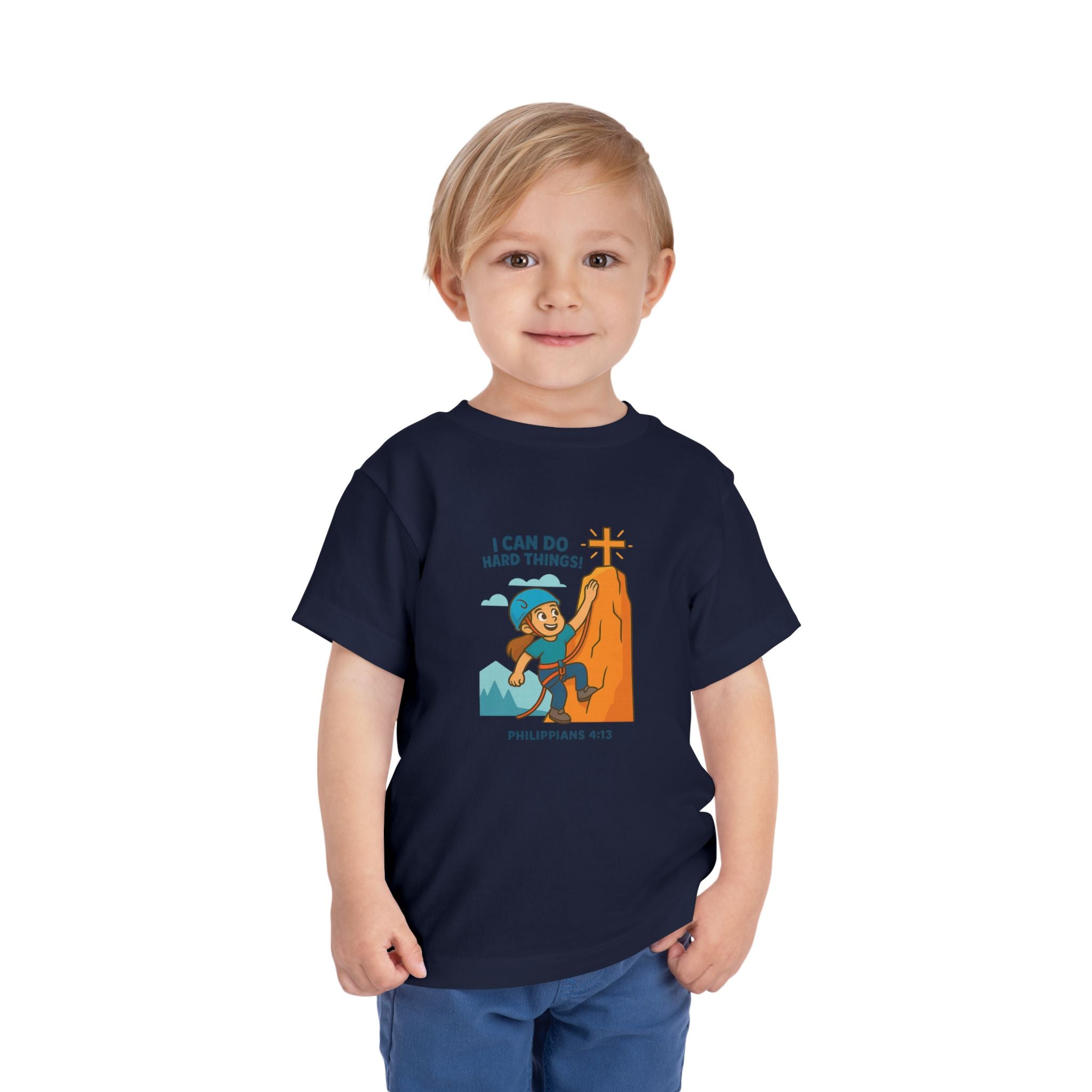 Kids Christian Shirt, I Can Do Hard Things Shirt, Philippians 4 13 Kids Shirt, Christian Kids Gift, Kids Bible Shirt, Redeemed Faith Apparel