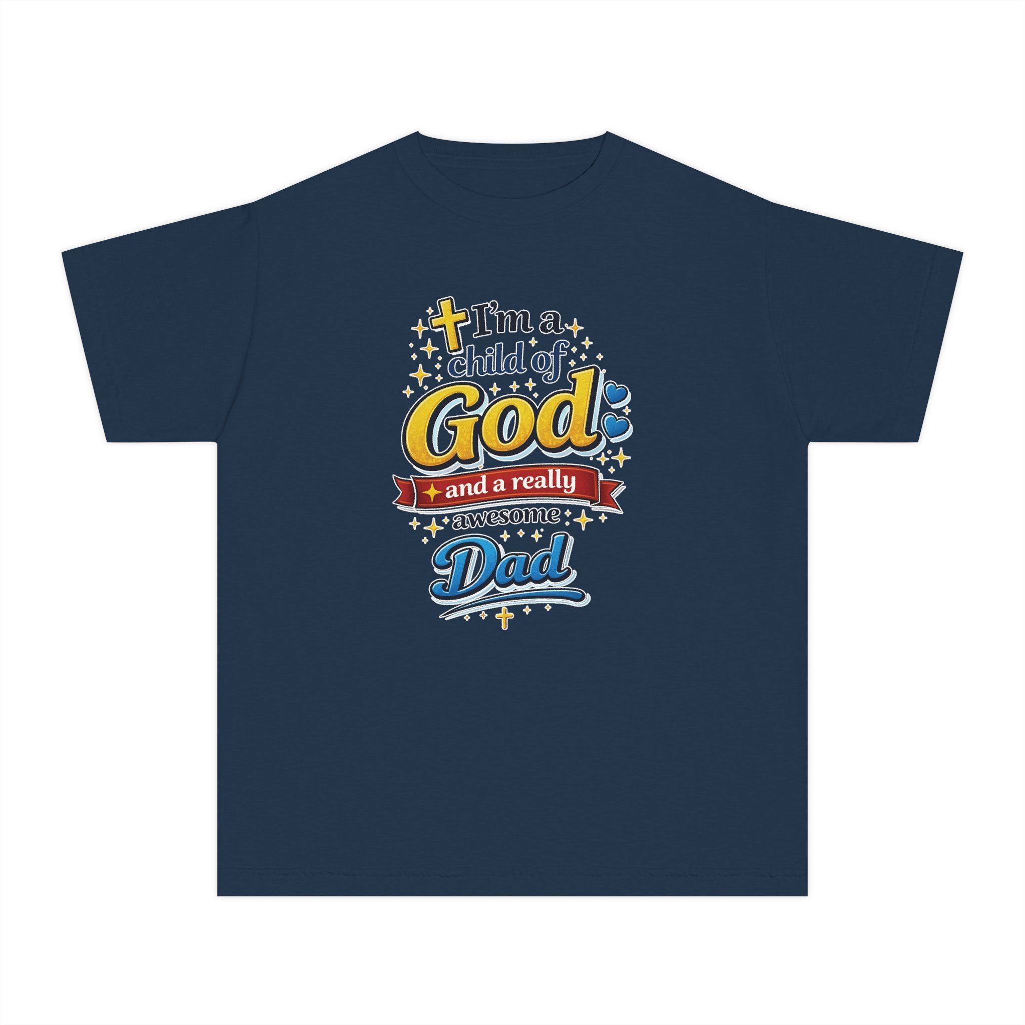 Im a Child of God Youth Shirt and Awesome Dad, Christian Family Shirt Youth, Grandma Grandpa Mom Dad Shirt, Youth Christian Faith Shirt