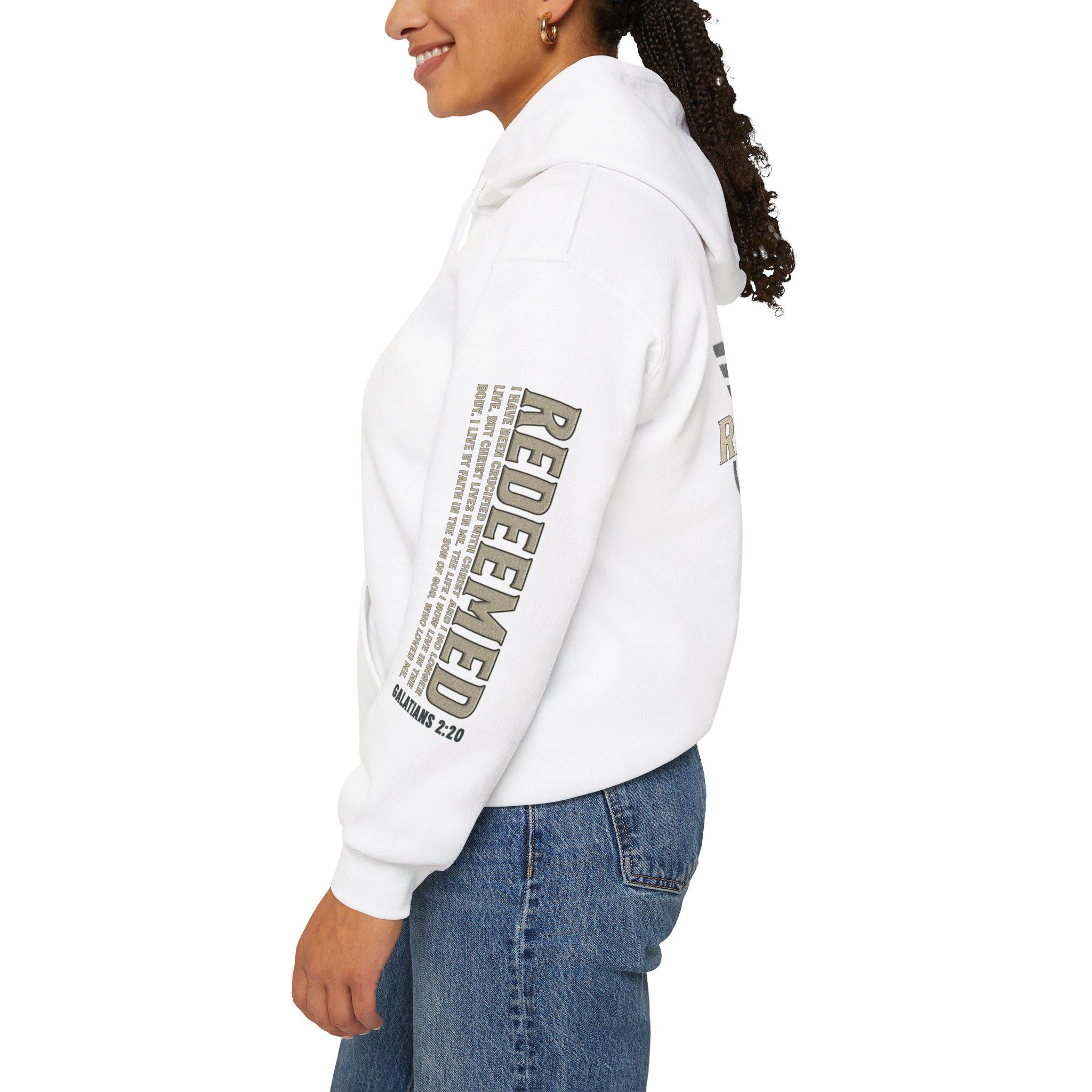 Redeemed Faith Apparel Hoodie: Unisex Heavy Blend Comfort