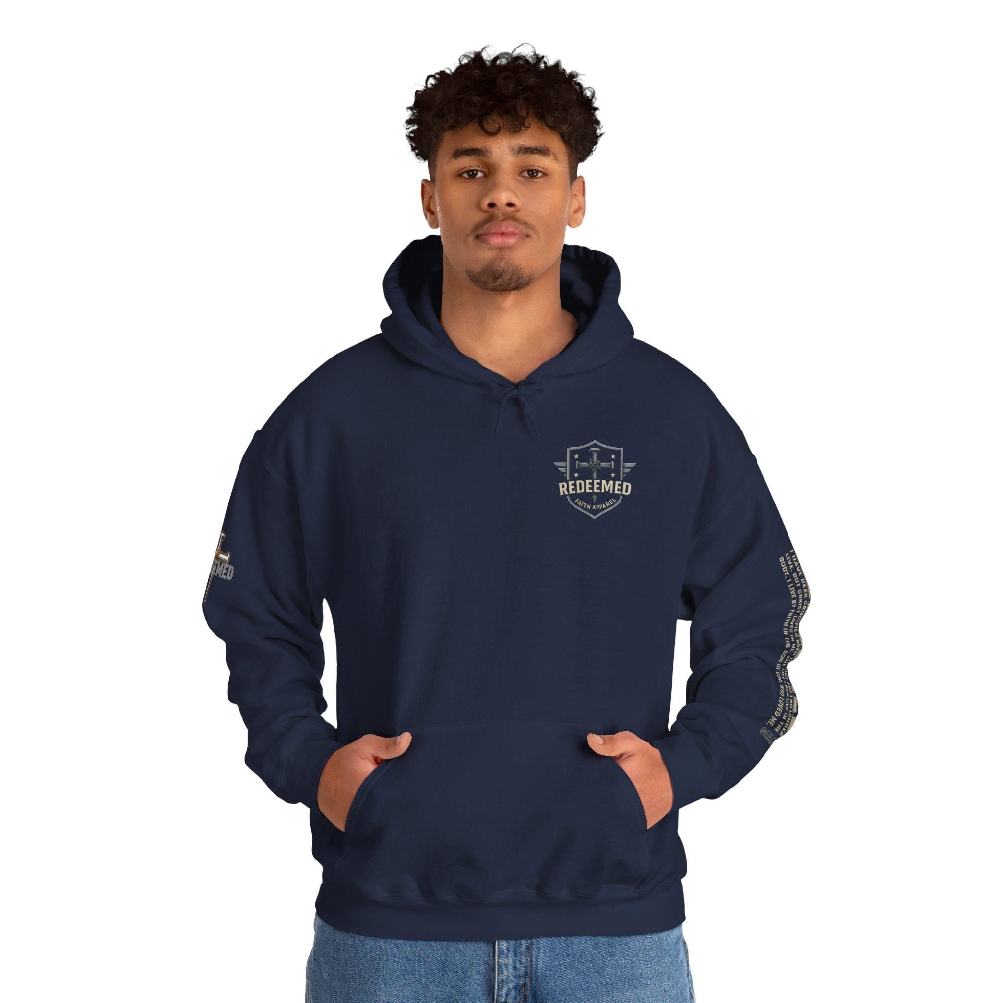 Redeemed Faith Apparel Hoodie: Unisex Heavy Blend Comfort
