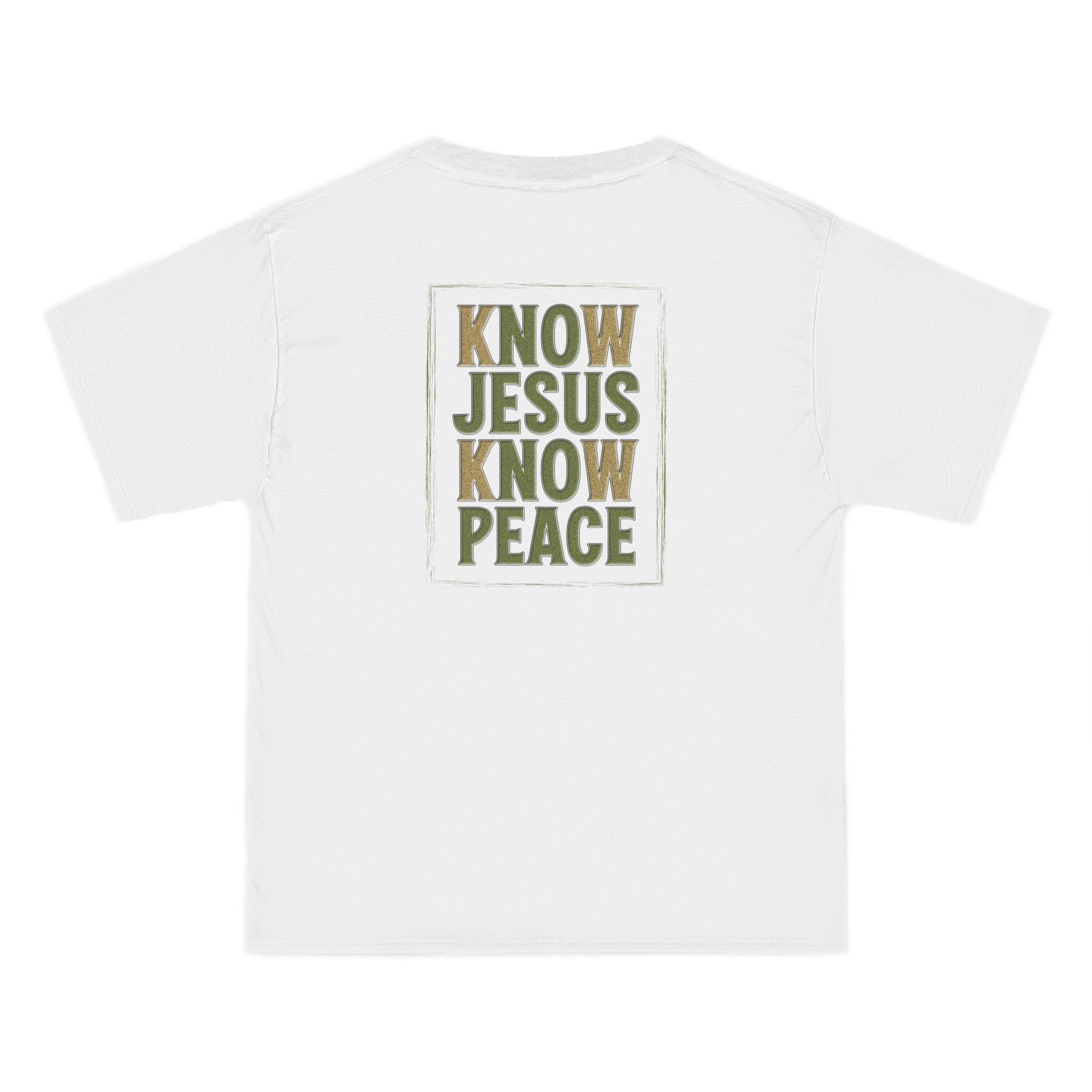 Know Jesus Know Peace Shirt - Christian Gospel Tee