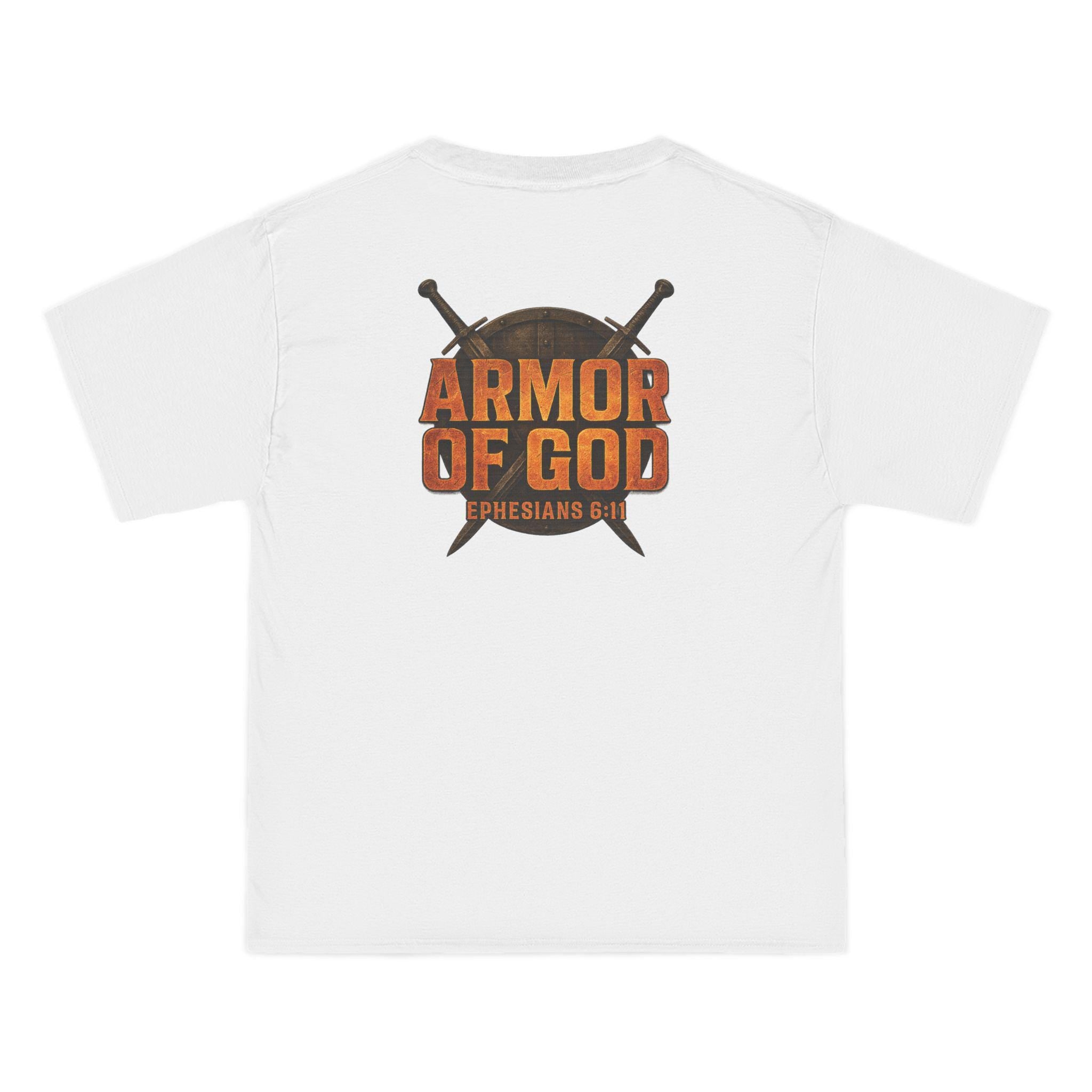Armor of God Christian T-Shirt Ephesians 6:11 Bible Verse Tee, Bold Faith Warrior Shirt, Spiritual Warfare Scripture Graphic for Men & Women