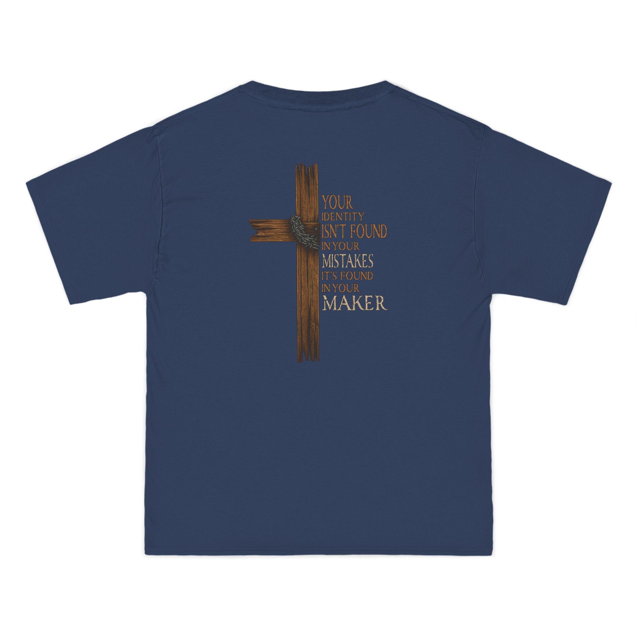 Christian Cross T-Shirt: Redeem Your Identity Graphic Tee