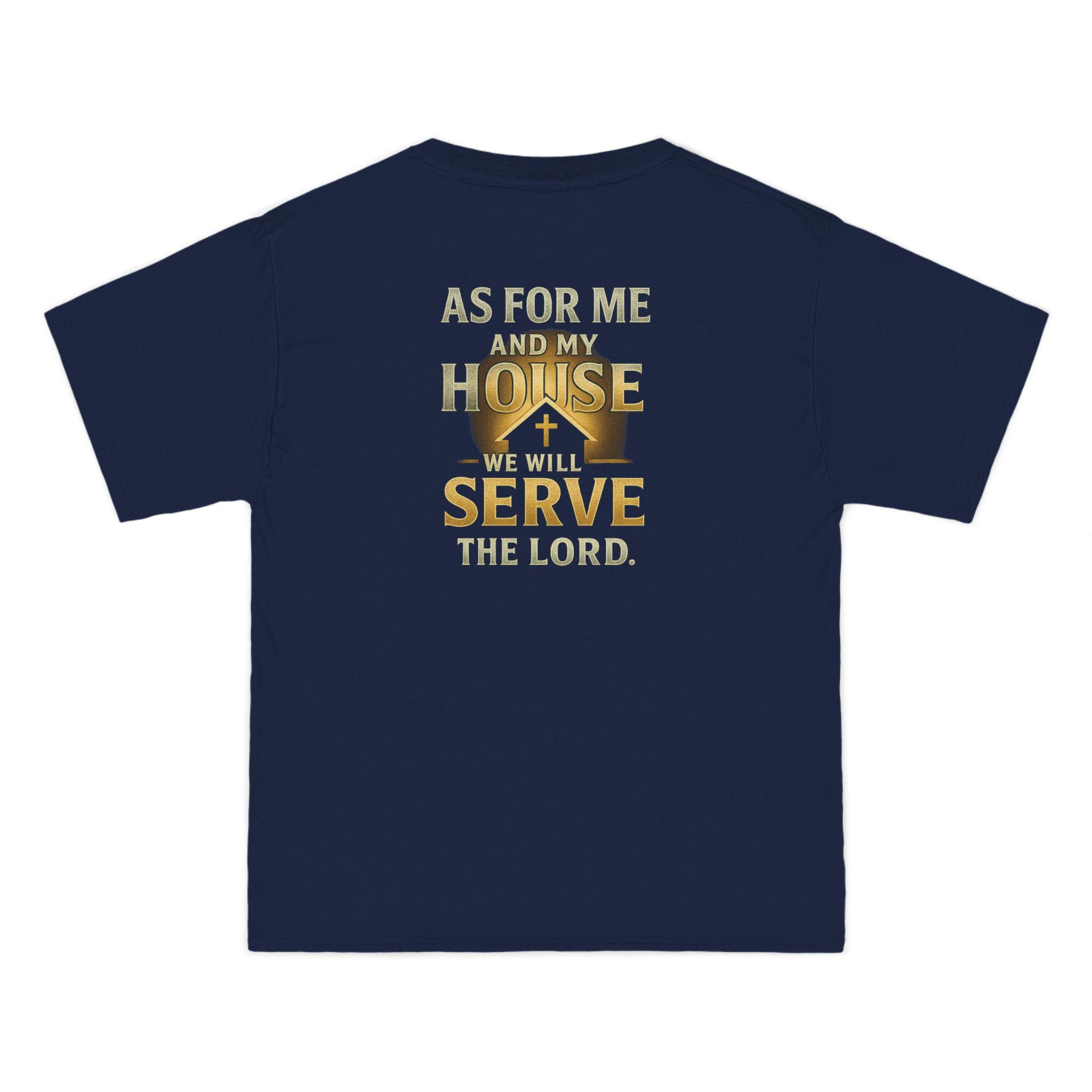 As for Me and My House We Will Serve the Lord Shirt- Joshua 24:15 Christian Family Tee | Faith Home Scripture Shirt | Redeemed Faith Apparel