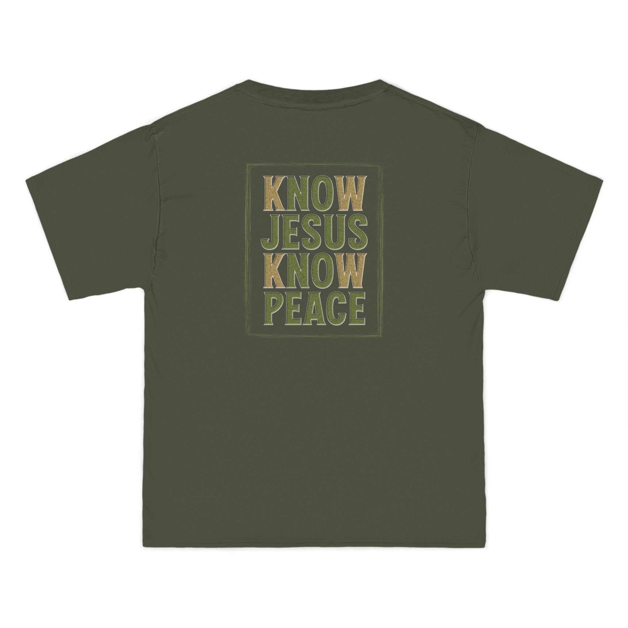 Know Jesus Know Peace Shirt - Christian Gospel Tee