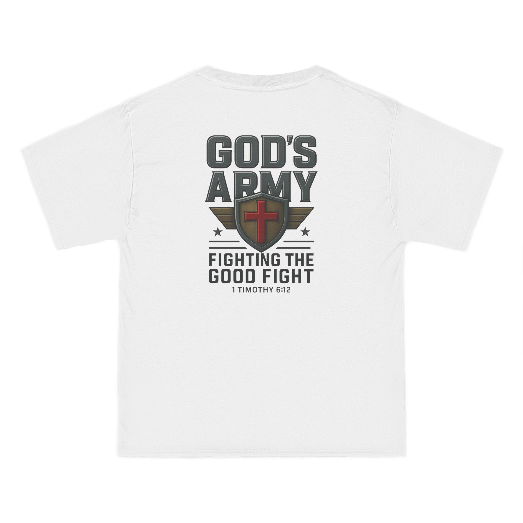 God's Army Short-Sleeve T-Shirt | Faith-Based Tee, Religious Gift, Motivational Shirt, Christian Apparel, Workout Wear