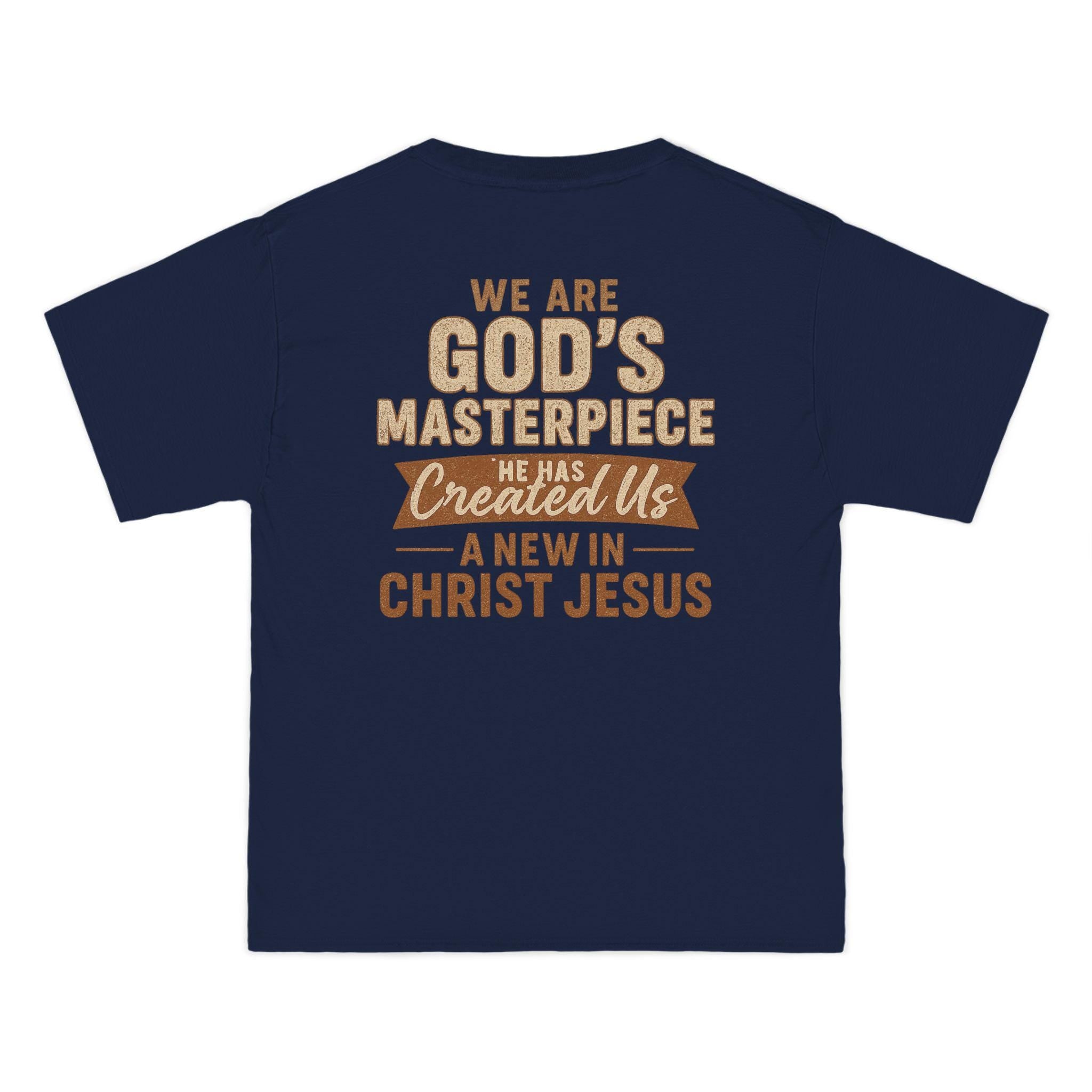 God's Masterpiece Short-Sleeve T-Shirt - Ephesians 2:10, Christian Apparel, Faith-Based Fashion, Christian Encouragement, Gift for Believers
