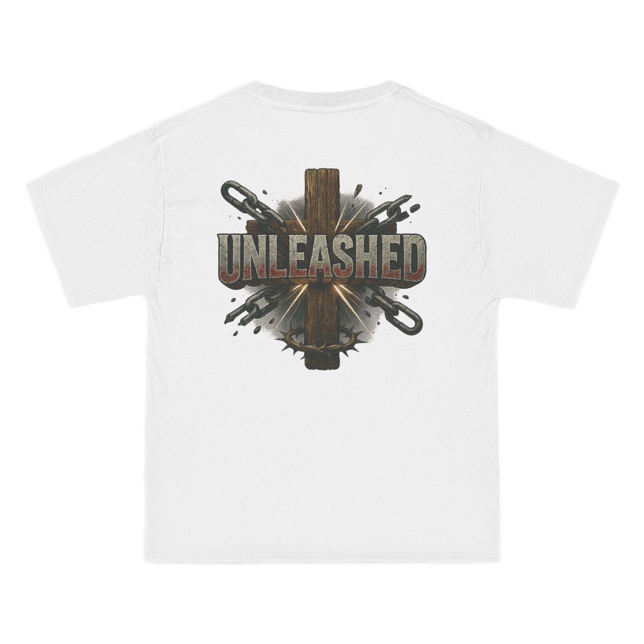 Unleashed Christian T-Shirt: Faith, Strength, Freedom