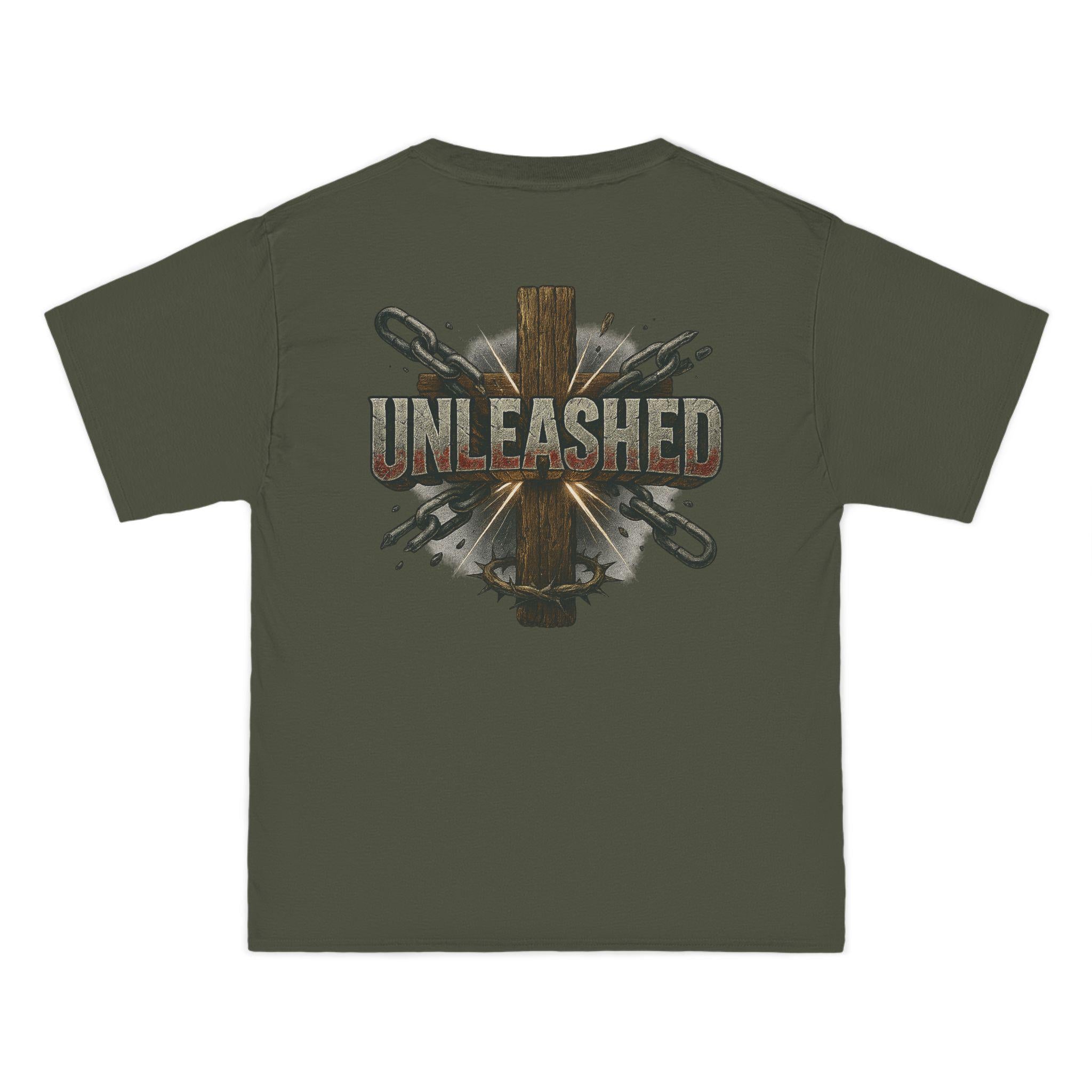 Unleashed Christian T-Shirt: Faith, Strength, Freedom