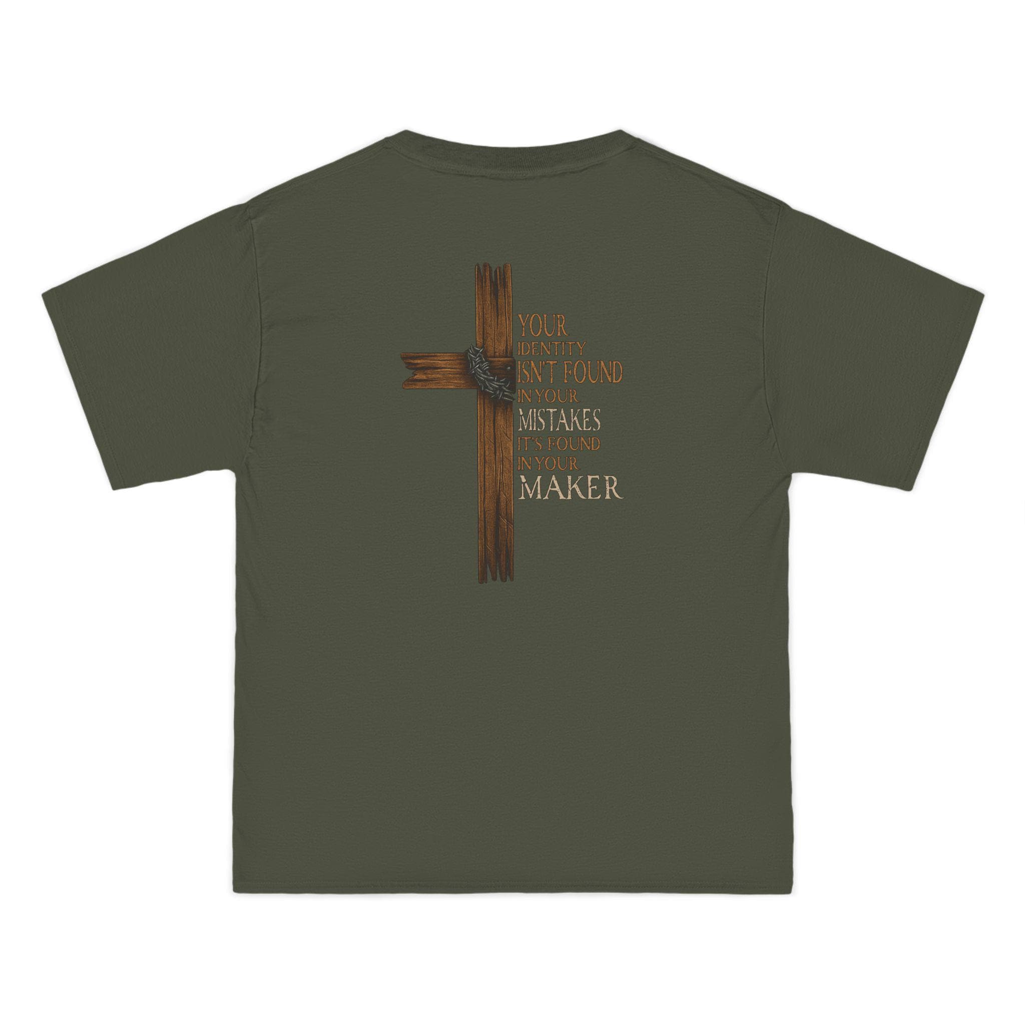 Christian Cross T-Shirt: Redeem Your Identity Graphic Tee