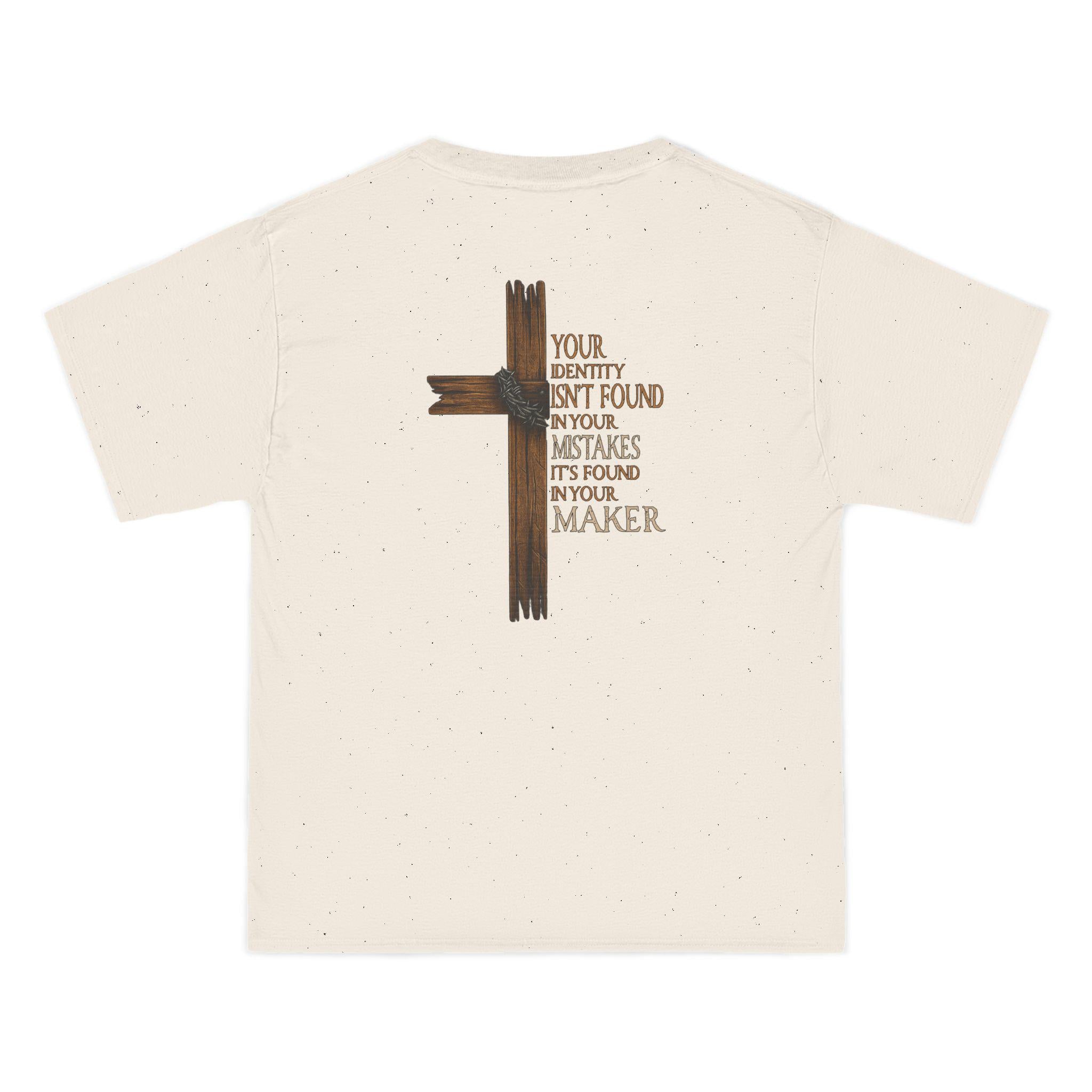 Christian Cross T-Shirt: Redeem Your Identity Graphic Tee