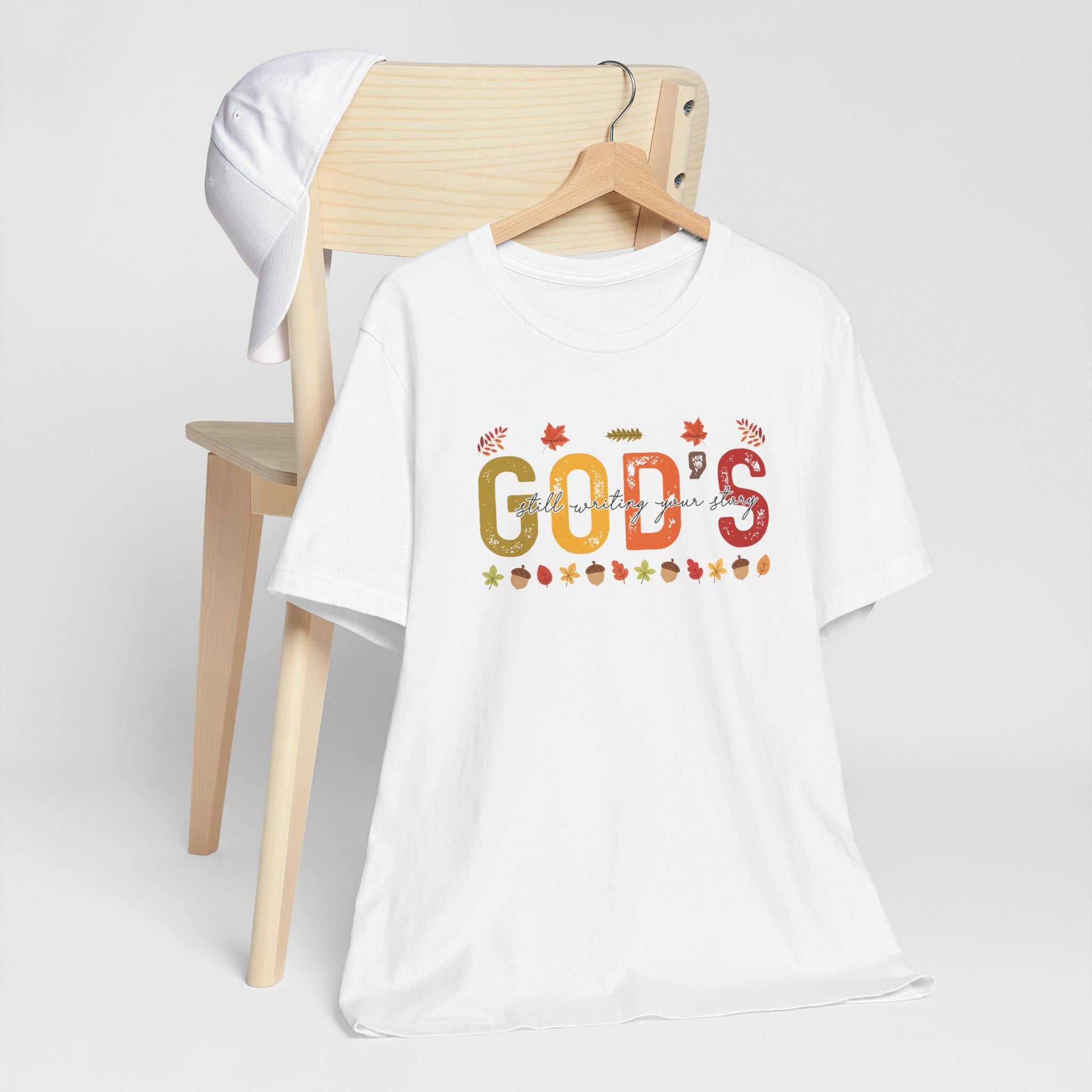 Gods Still Writing Your Story T-Shirt - Fall Christian Tee for Women, Bible Verse Autumn Shirt, Faith & Hope Inspirational Top, Fall Faith