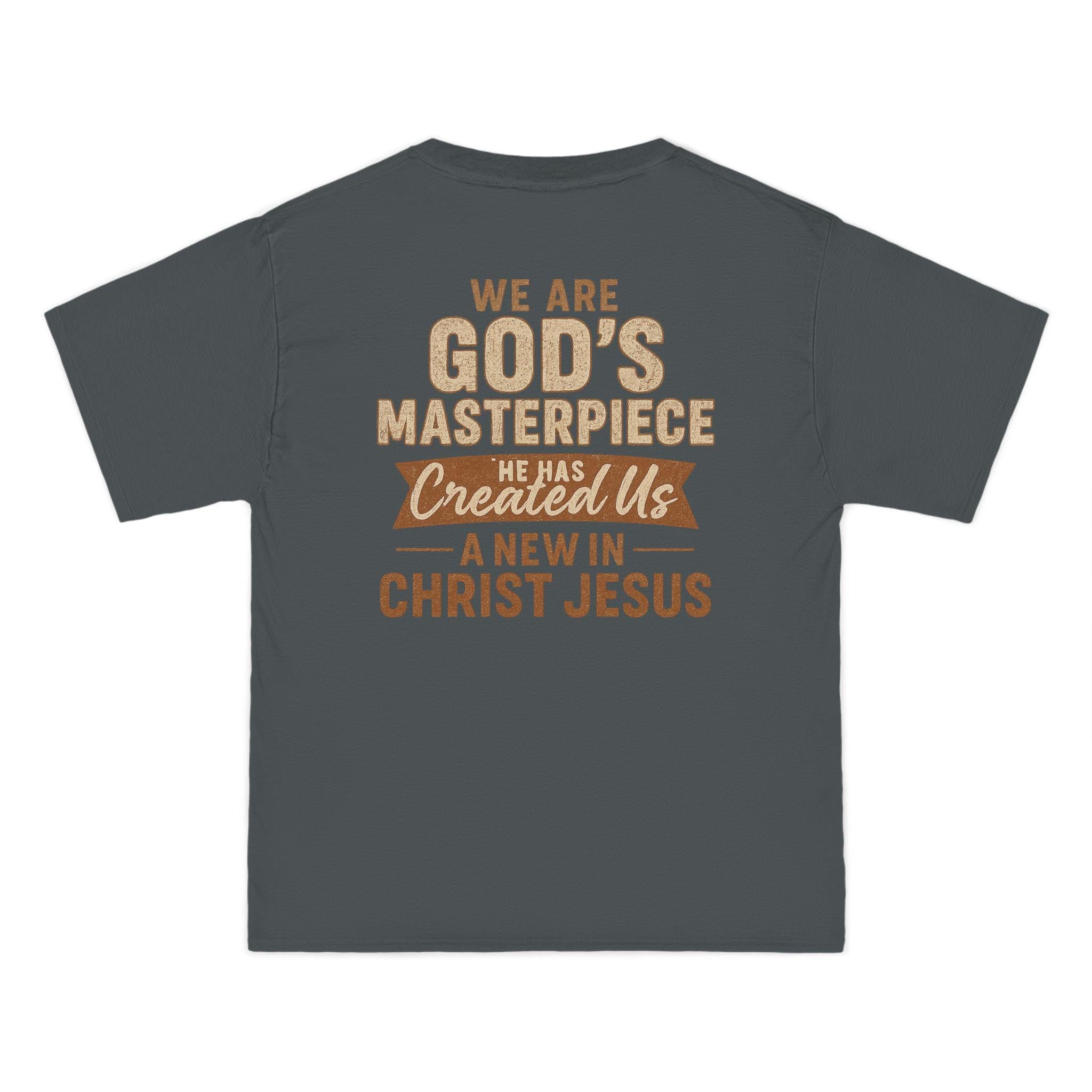 God's Masterpiece Short-Sleeve T-Shirt - Ephesians 2:10, Christian Apparel, Faith-Based Fashion, Christian Encouragement, Gift for Believers